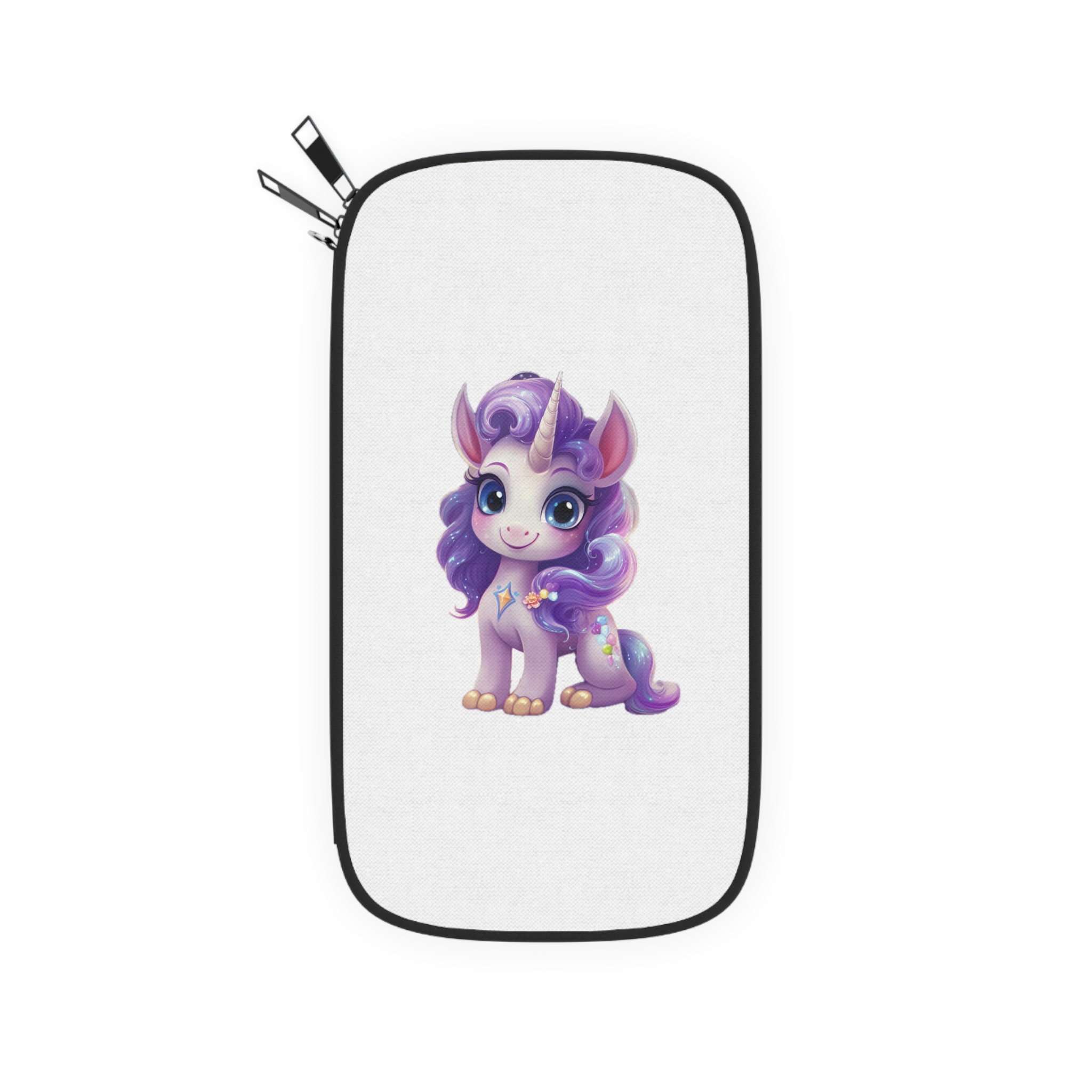 Beautiful Cute Baby Unicorn (8) Passport Wallet - Image 2