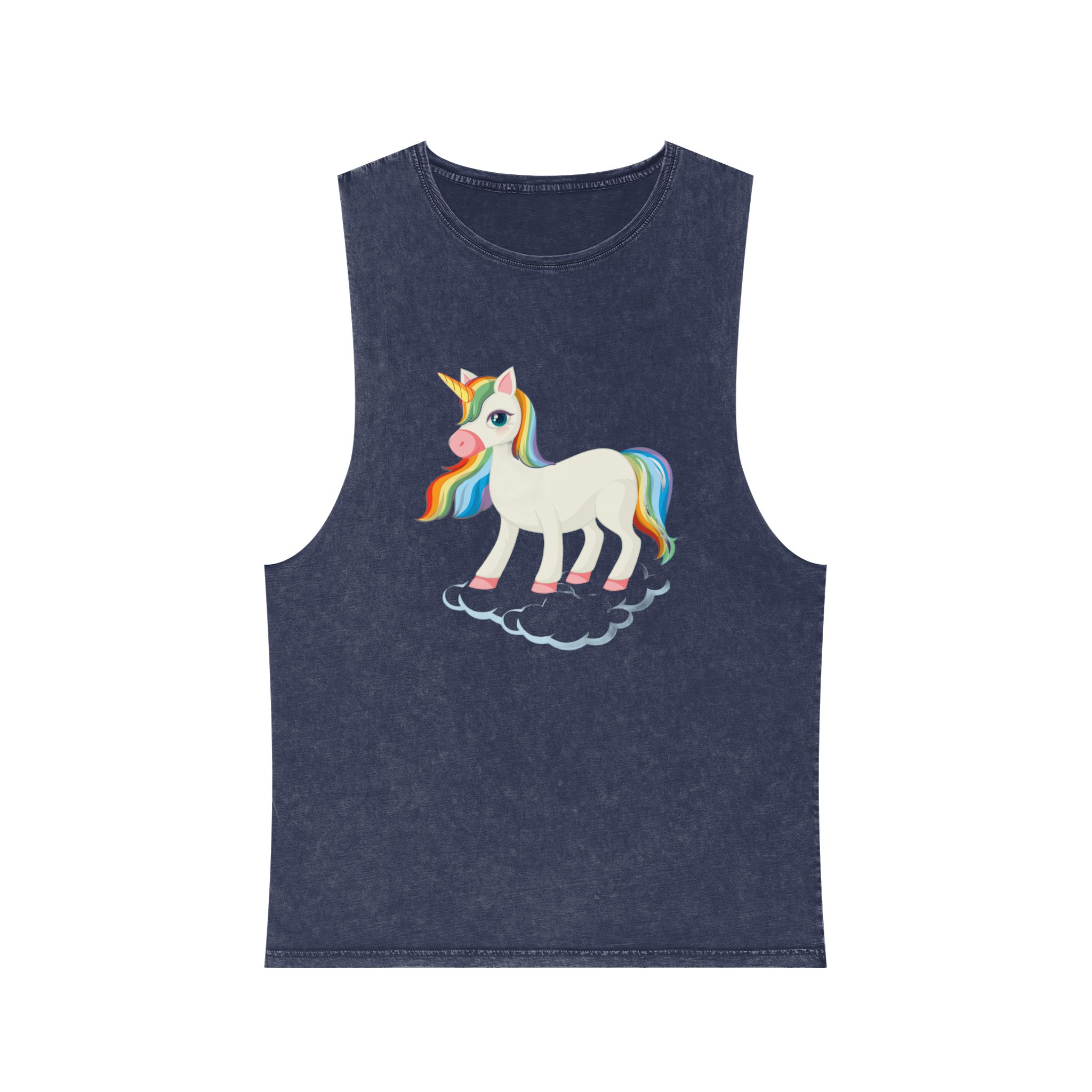 Unicorn V469 Unisex Stonewash Tank Top - Image 13