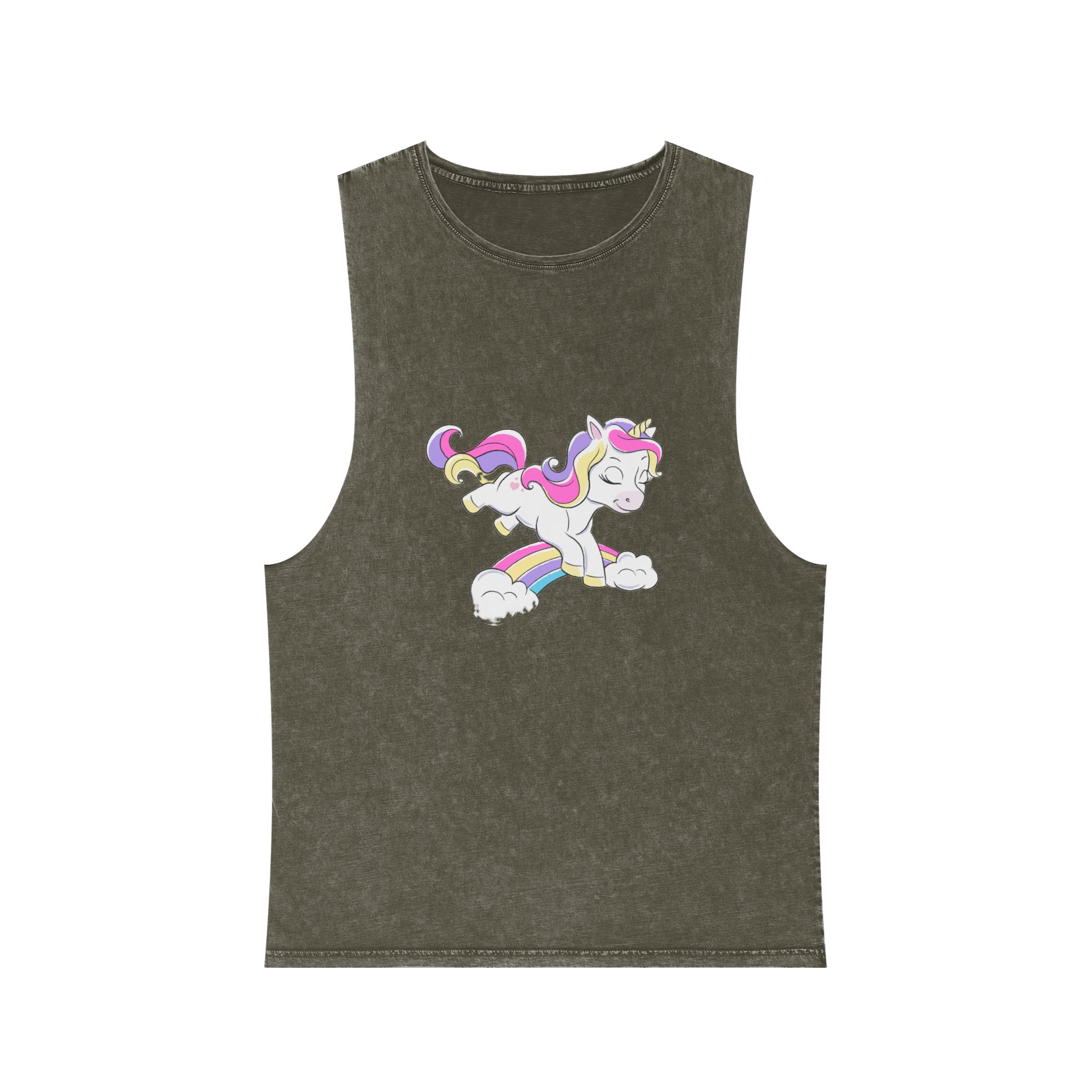 Unicorn V503 Unisex Stonewash Tank Top - Image 5