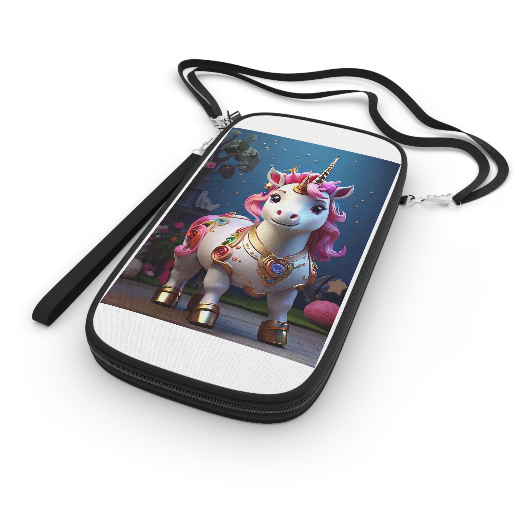 Animated Unicorn Children Generated By Ai (4) Passport Wallet - Image 3