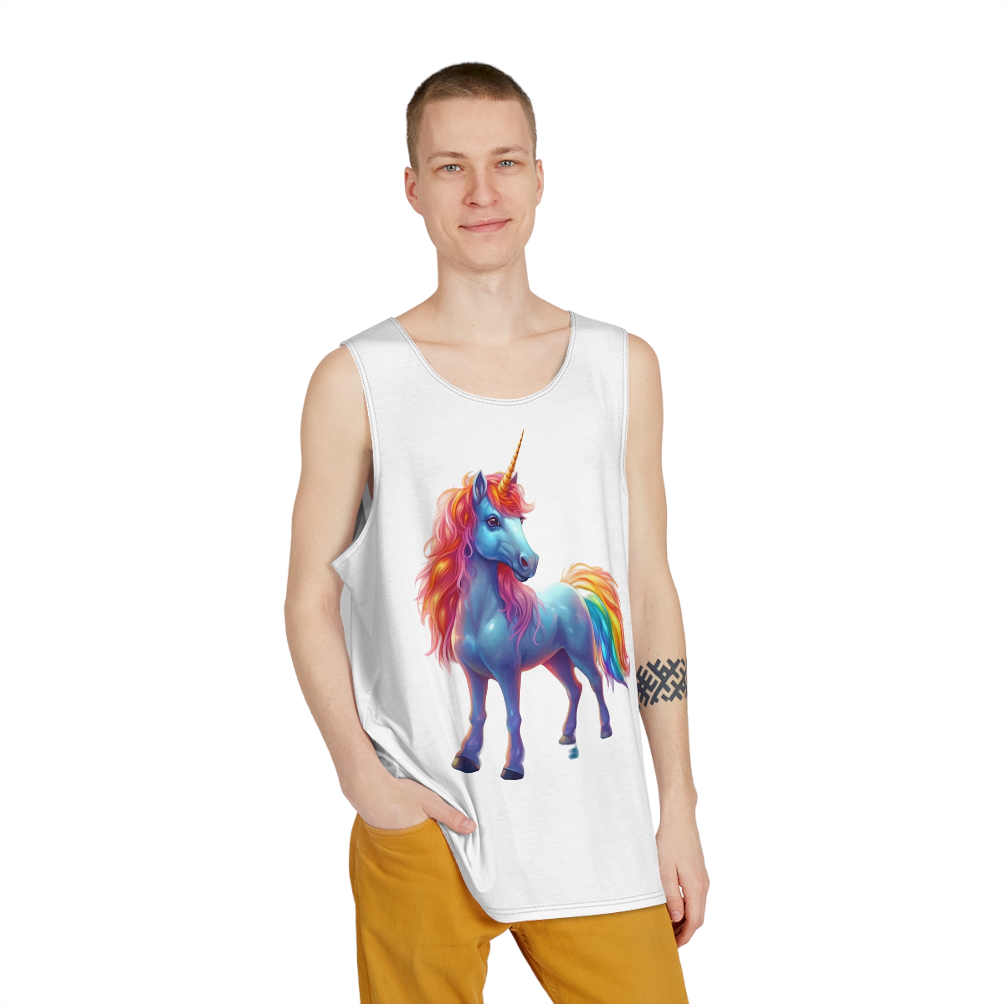 Unicorns 395 Mens Tank Aop - Image 3