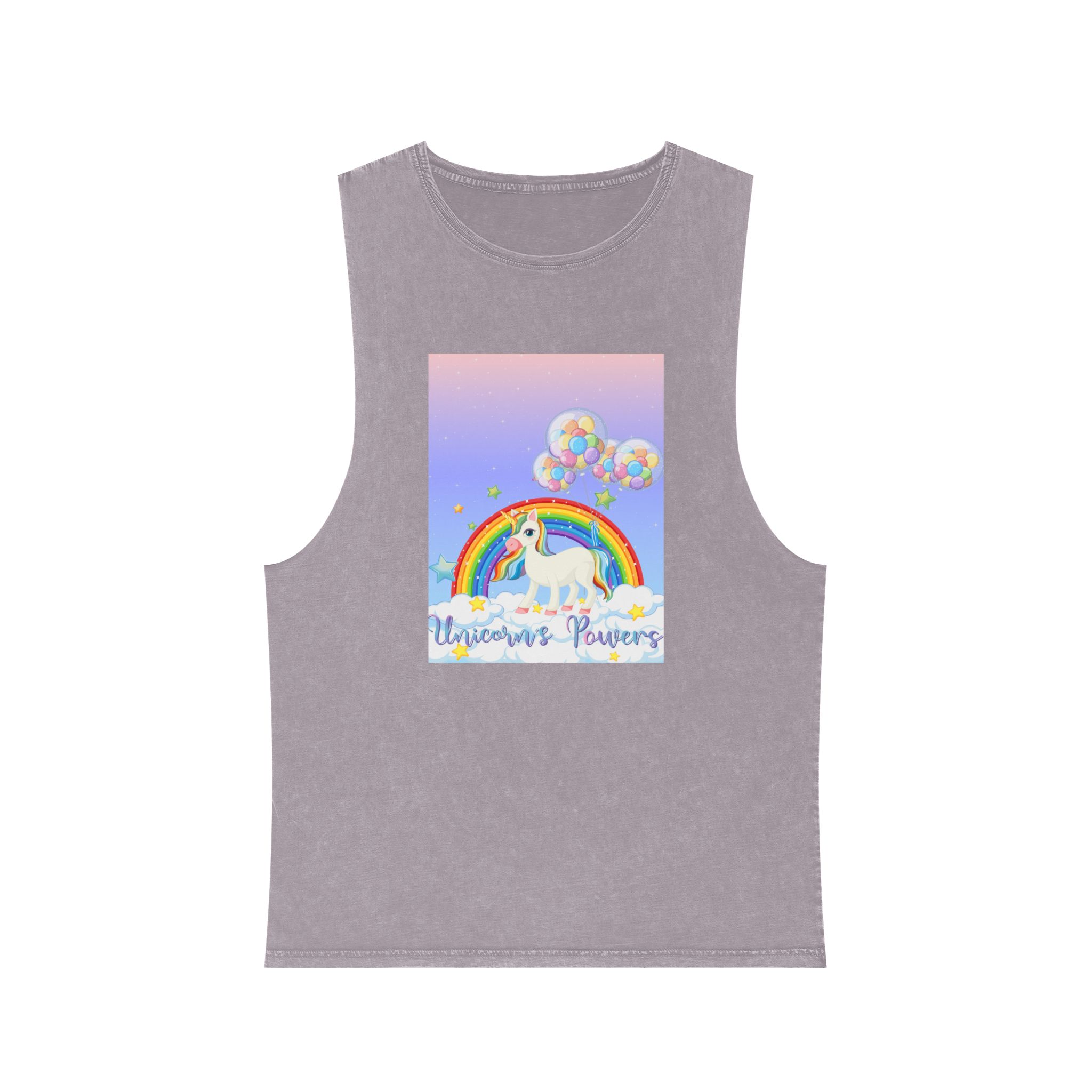 Unicorn V466 Unisex Stonewash Tank Top - Image 17
