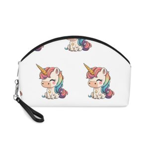 Whimsical Wonders Adorable Unicorn Fotor Bg Remover 2023120317116 Makeup Bag