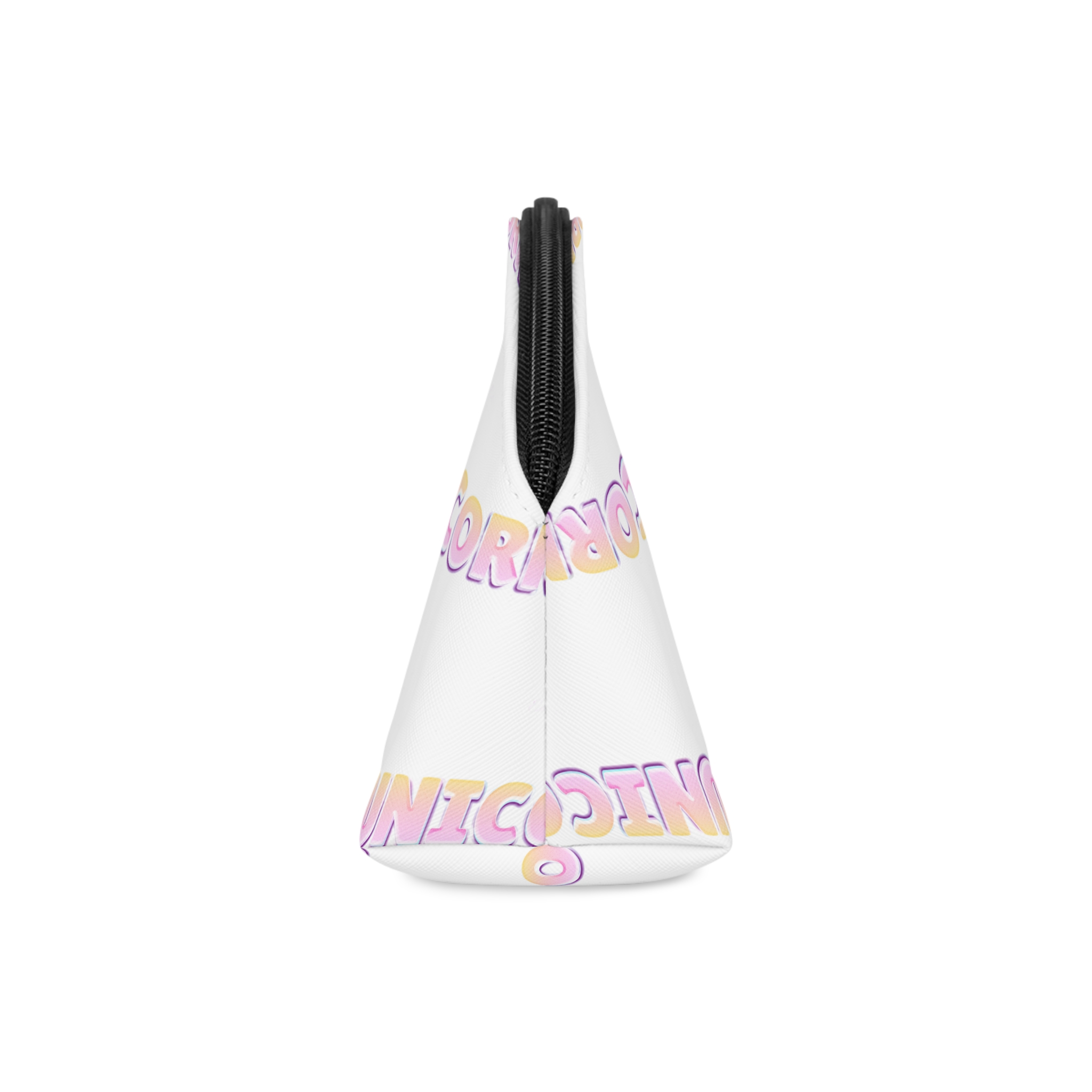 Unicorn Editable Text Effect Makeup Bag - Image 4