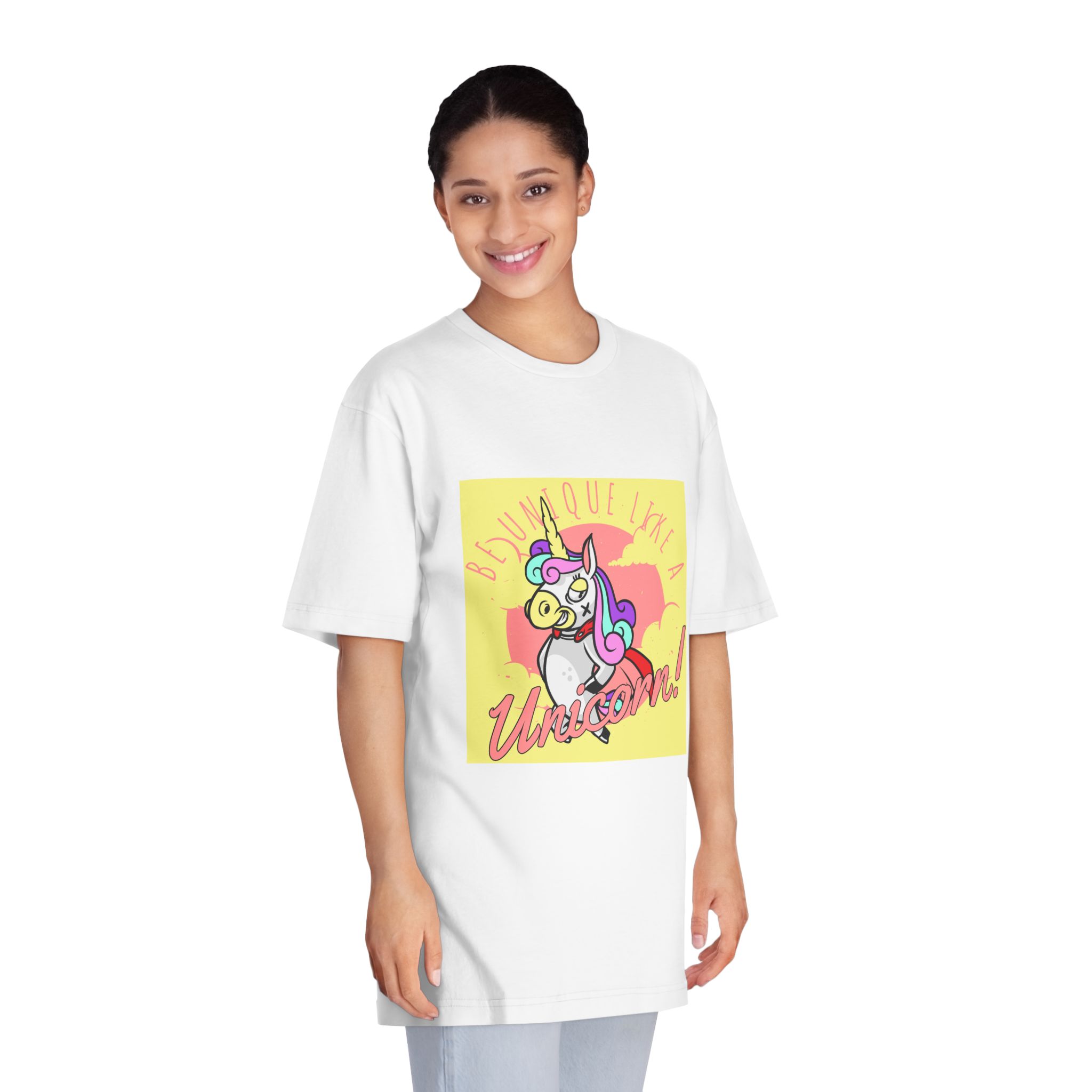 Be Unique Like Unicorn Unisex Classic Crewneck T Shirt - Image 3