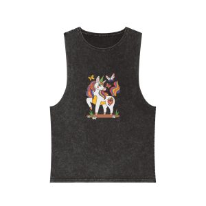 Unicorn V464 Unisex Stonewash Tank Top