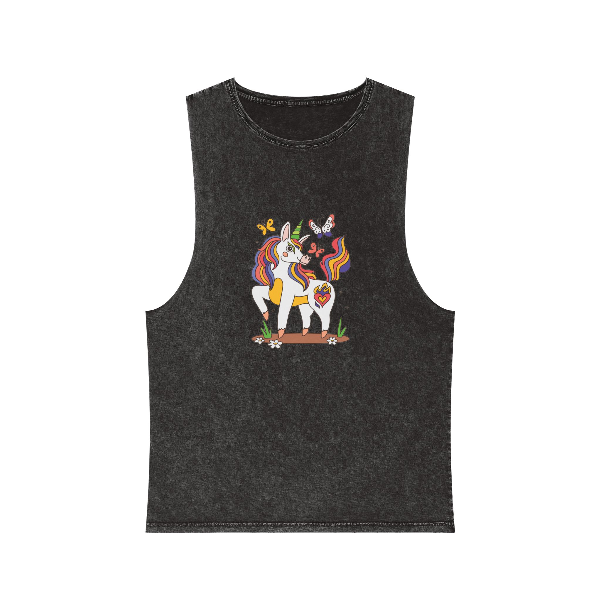 Unicorn V464 Unisex Stonewash Tank Top