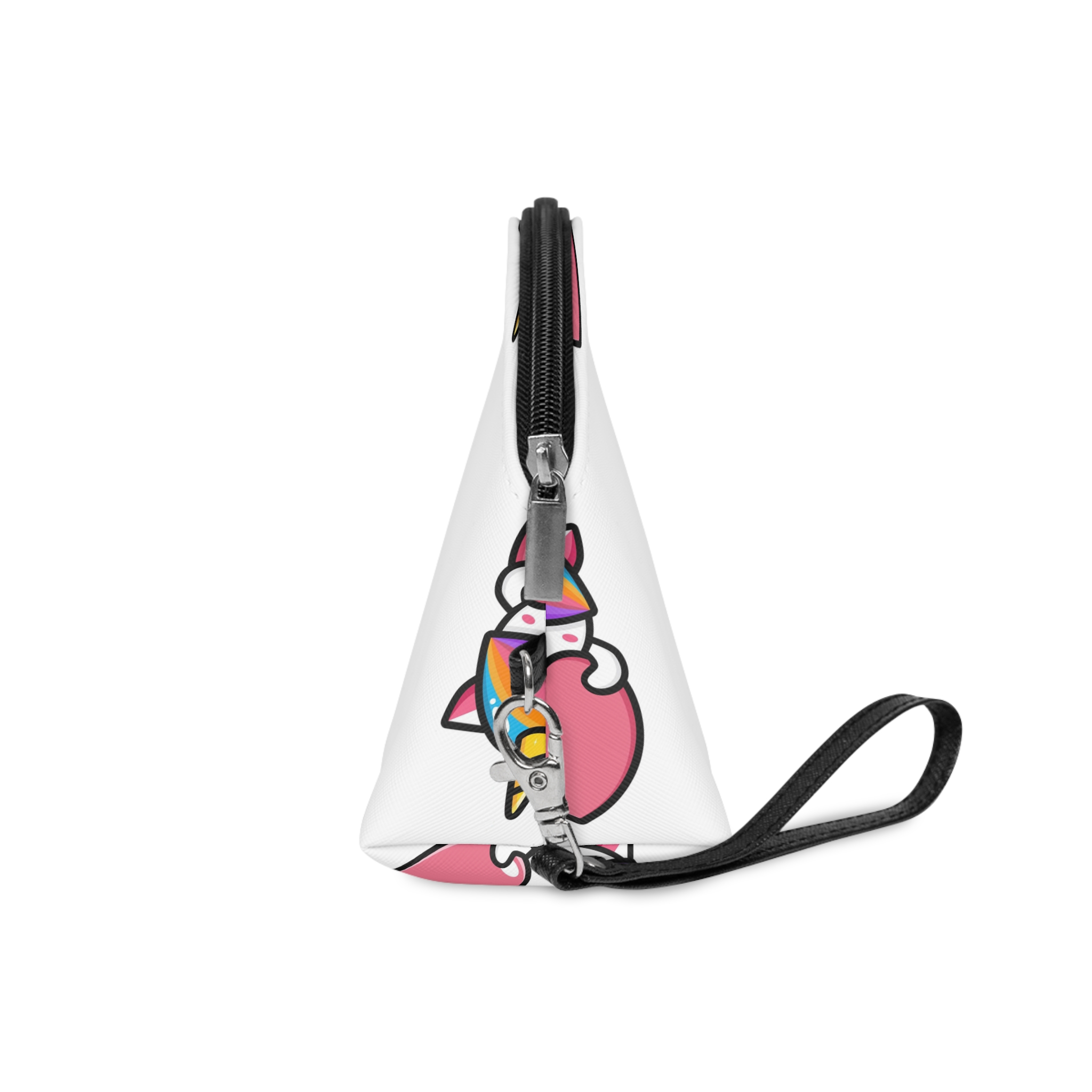 Cute Unicorn Mascot Design (7) Makeup Bag - Image 3