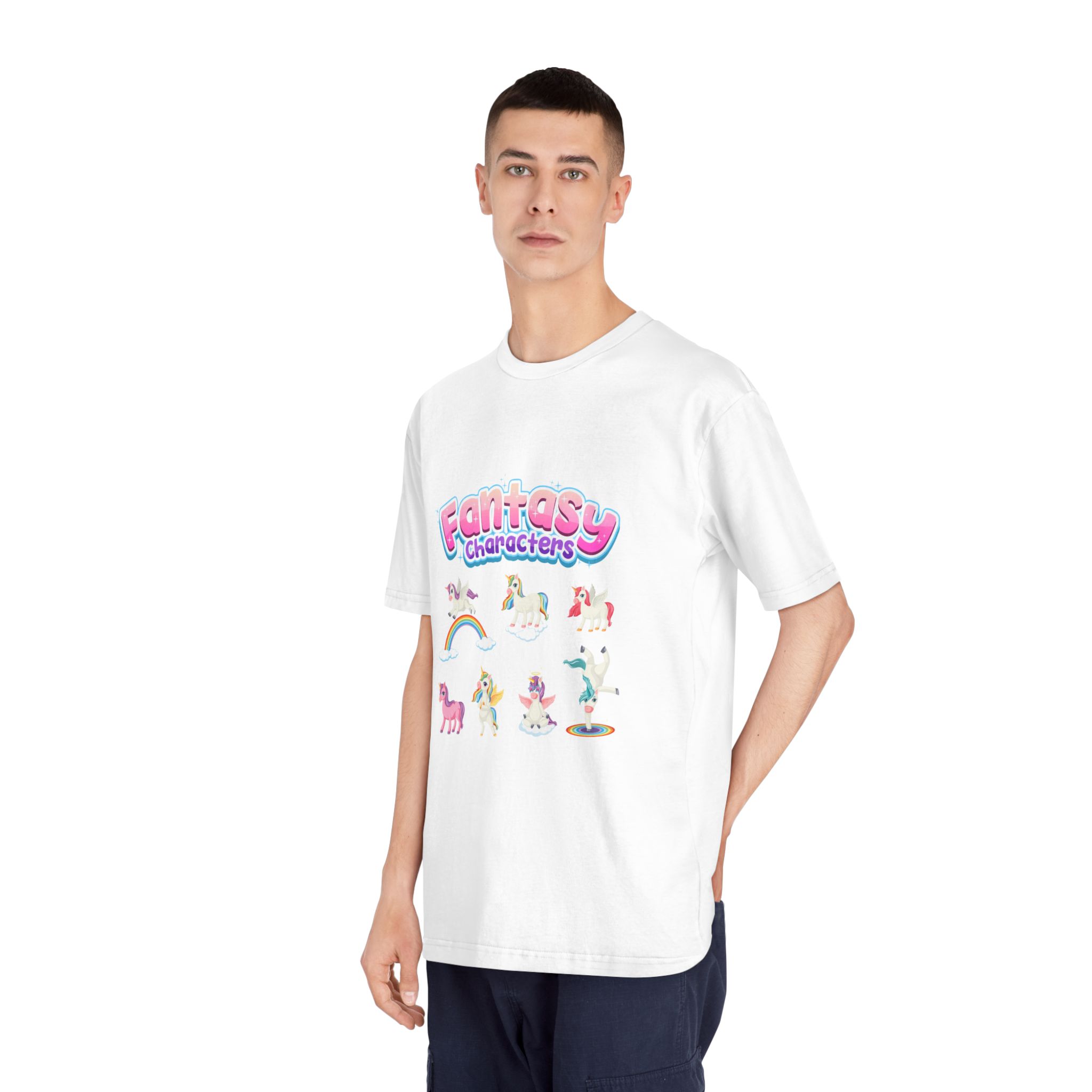 Unicorn V751 Unisex Classic Crewneck T Shirt - Image 4