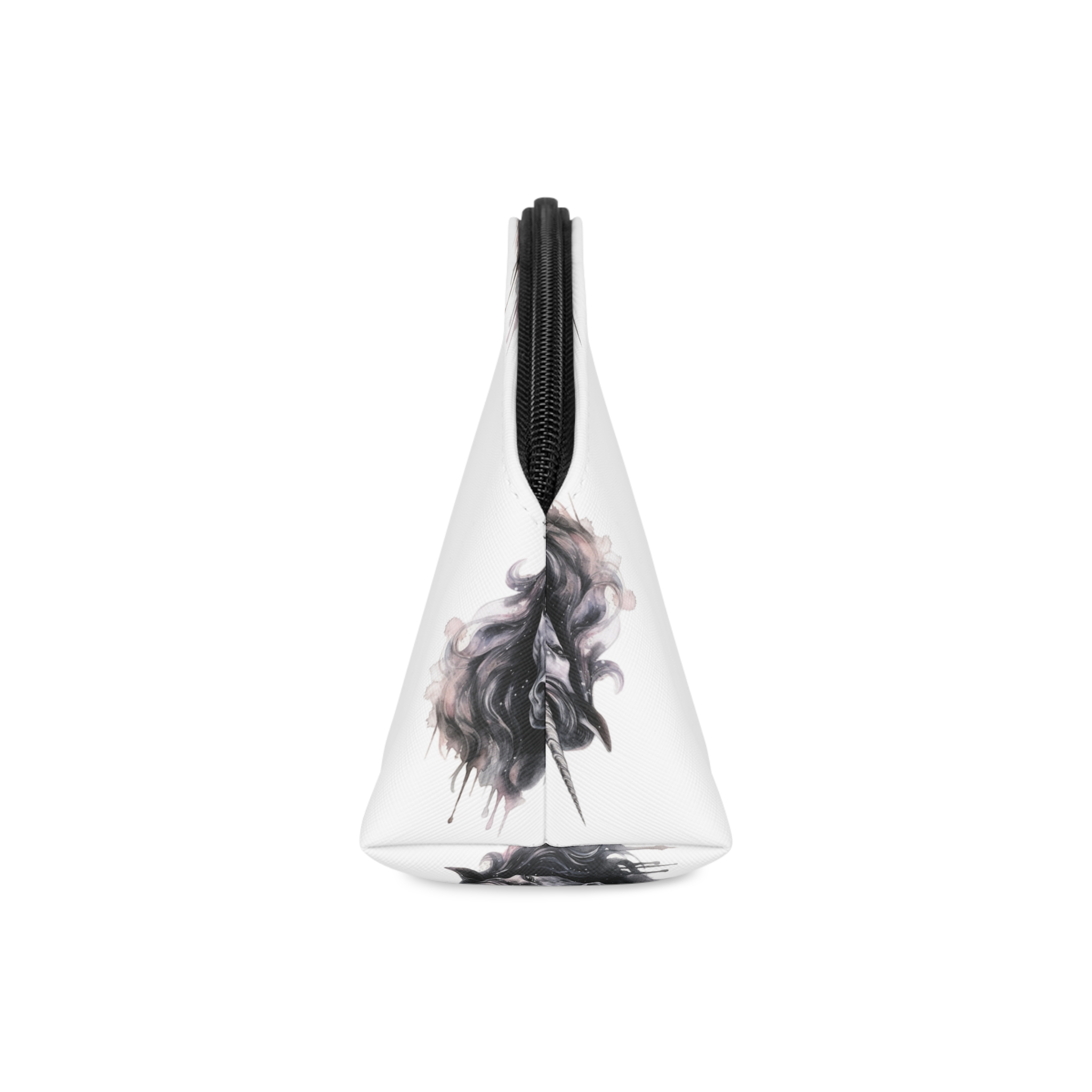 Painting Unicorn With Long Mane Horn Generative Ai Makeup Bag - Image 4