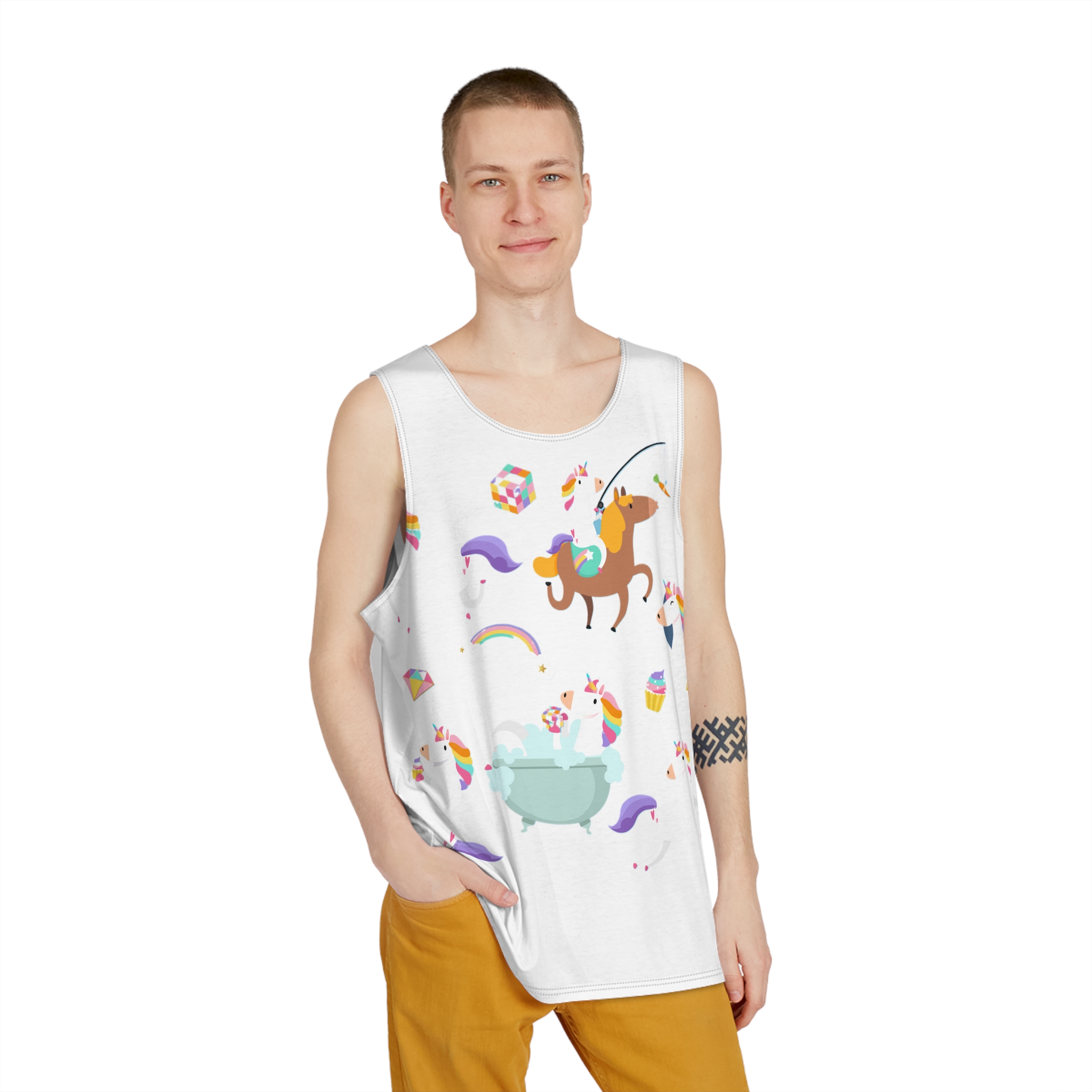 Unicorns 59 Mens Tank Aop - Image 3