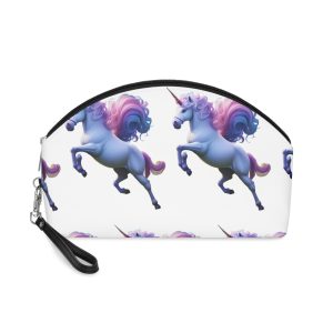 Beautiful Unicorn Running Magical Meadow Unicorn Background Images Whimsical Unicorn (37) Makeup Bag