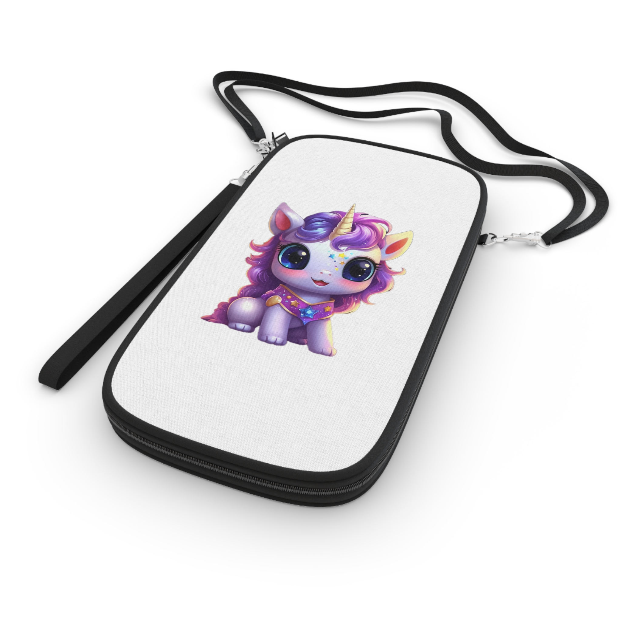 Beautiful Cute Baby Unicorn (4) Passport Wallet - Image 3