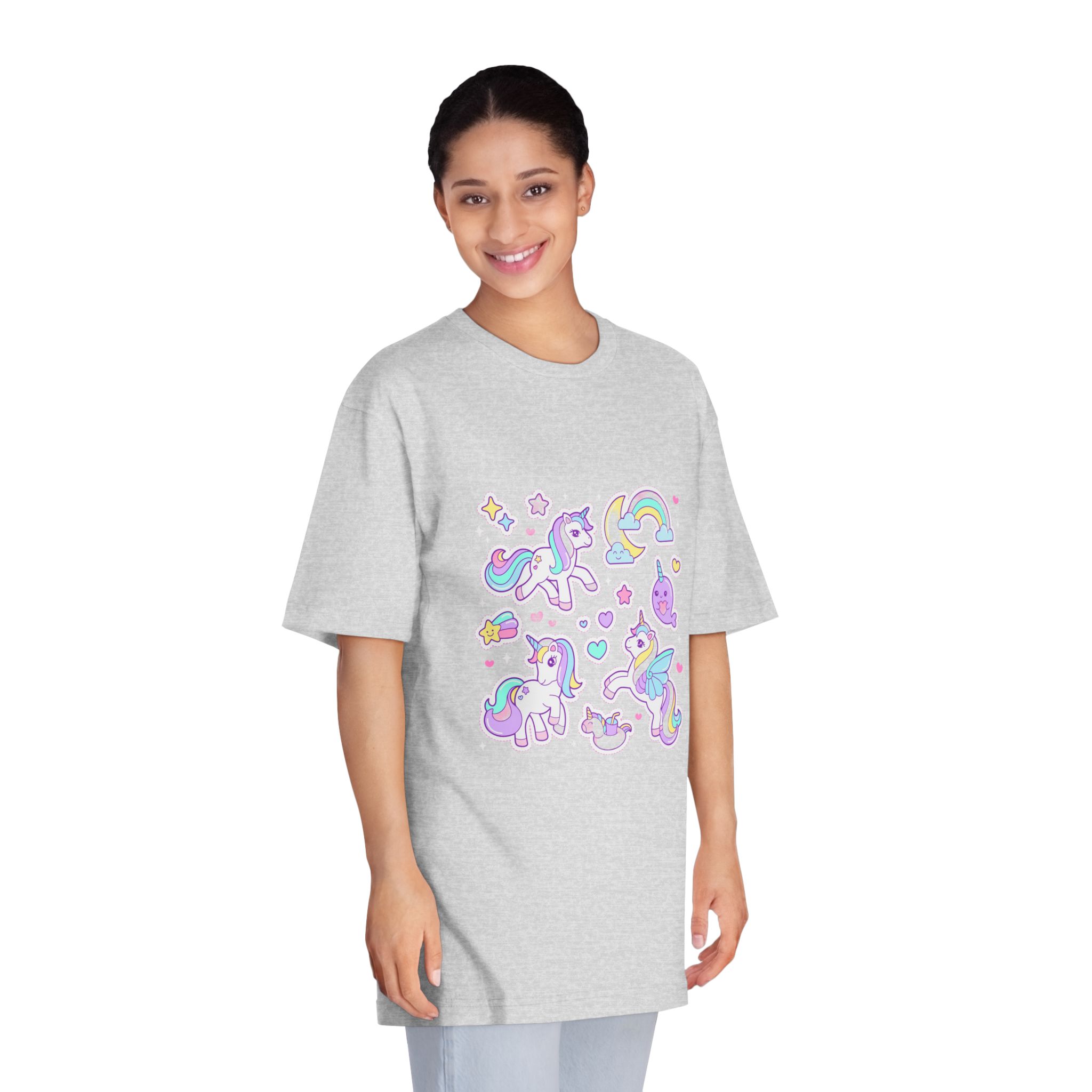 Unicorn V893 Unisex Classic Crewneck T Shirt - Image 15
