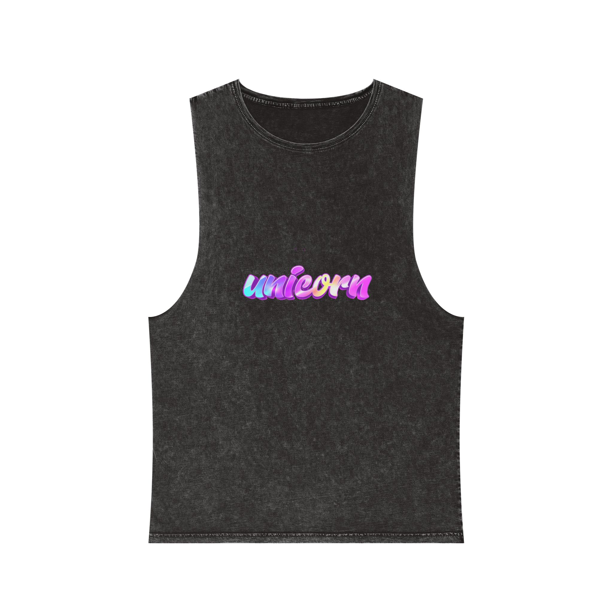 Unicorn 1 Copia Unisex Stonewash Tank Top