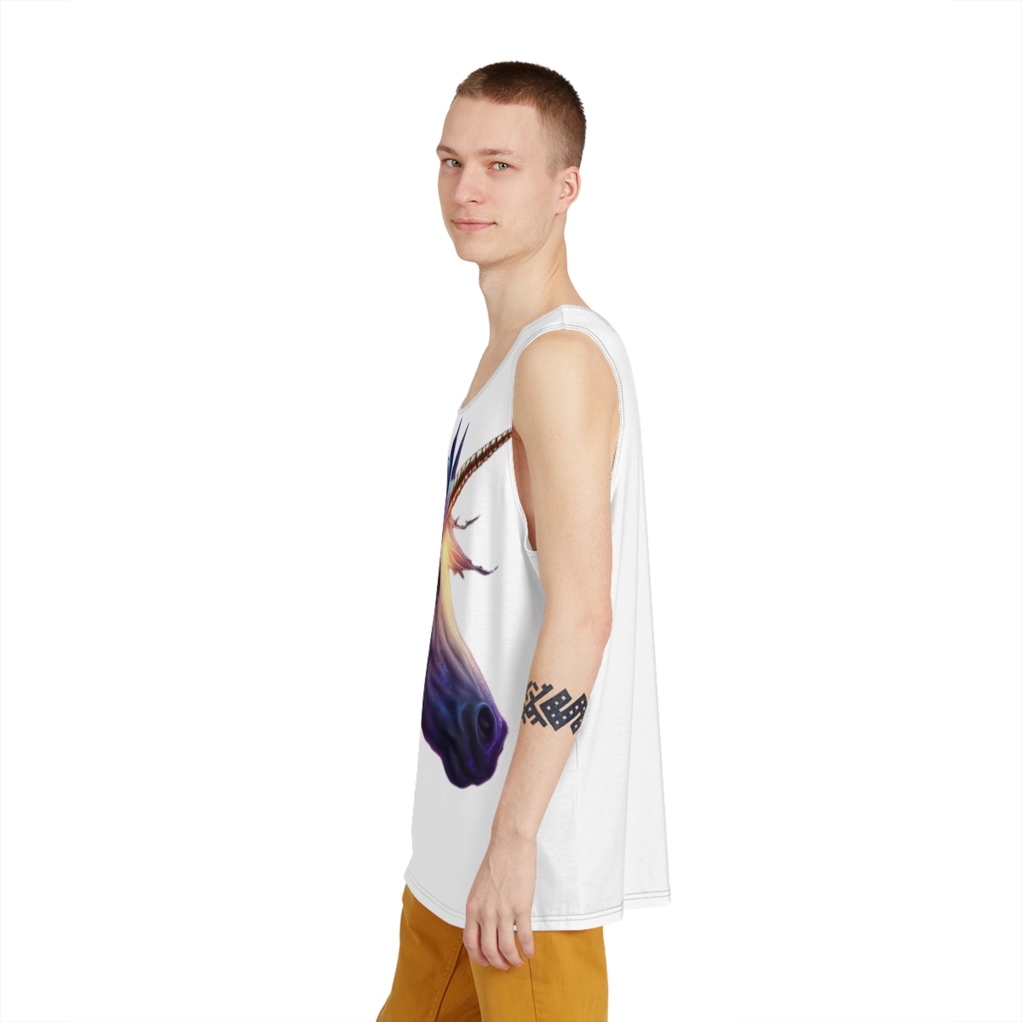 Adorable Colorful Unicorn (1) Copia Mens Tank Aop