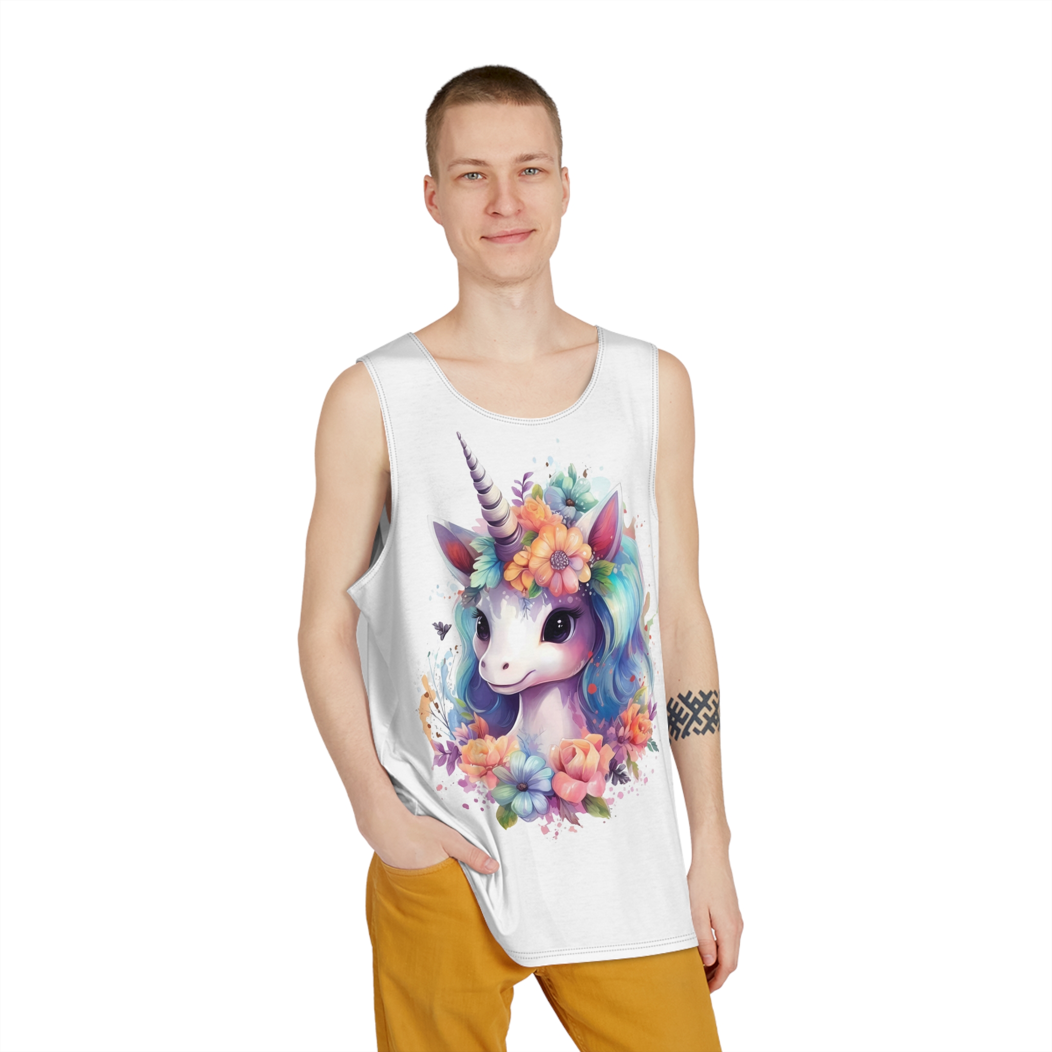 Unicorns 186 Mens Tank Aop - Image 3