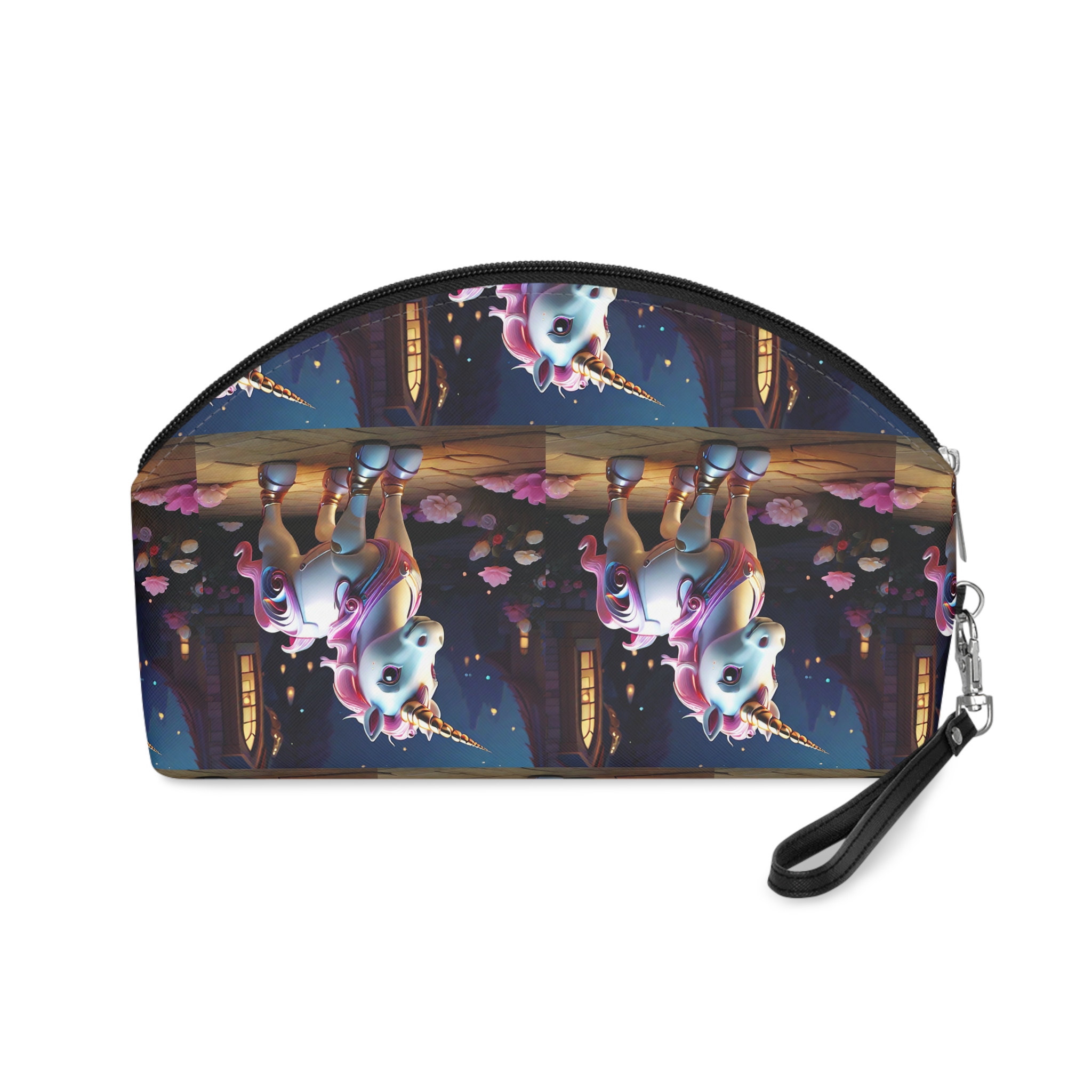 Animated Unicorn Children Generated By Ai (9) Makeup Bag - Image 2