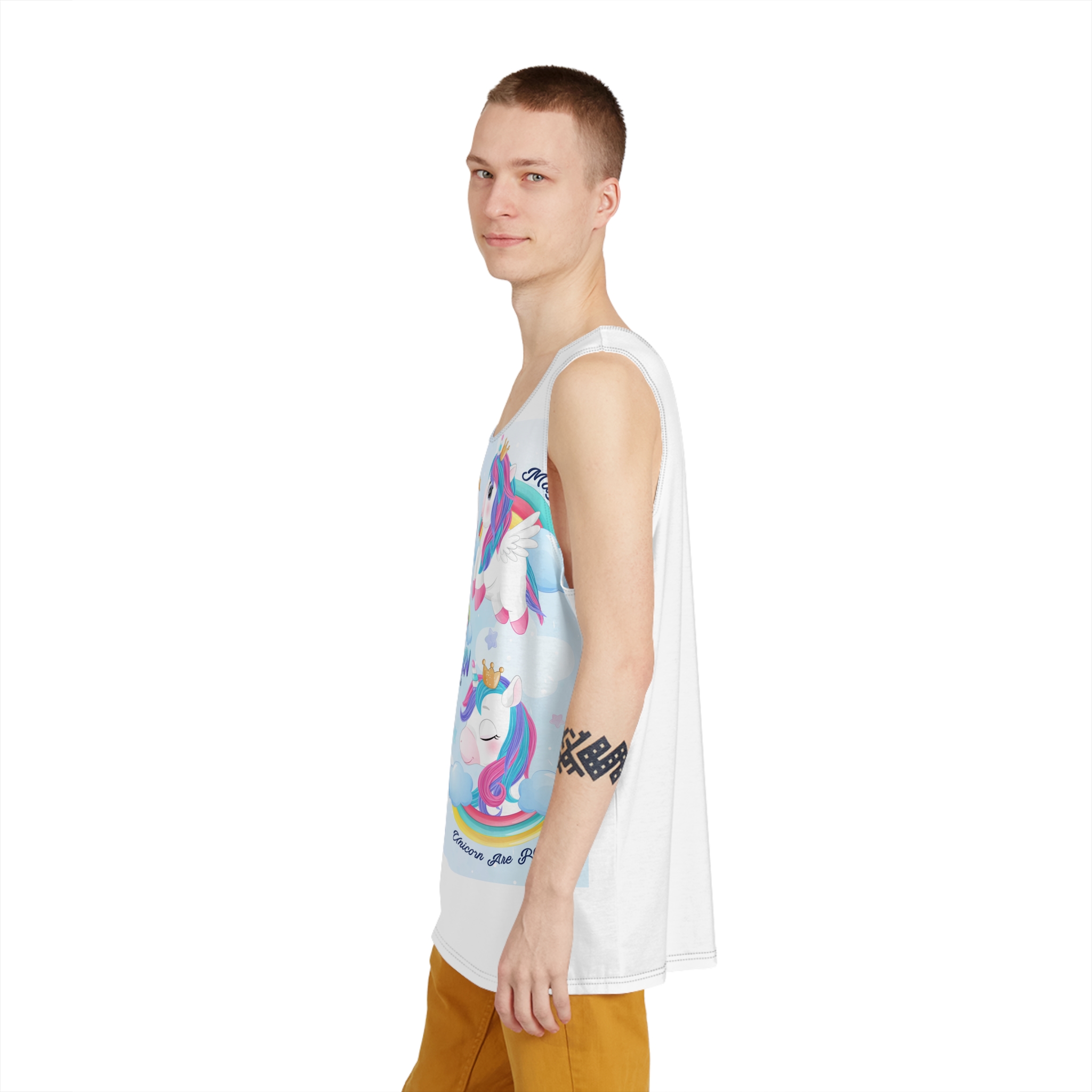 Unicorn V497 Mens Tank Aop