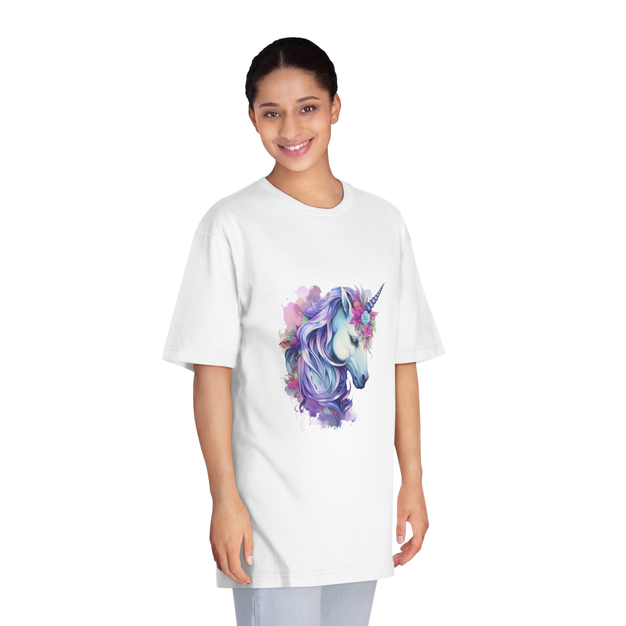 Unicorns 261 Unisex Classic Crewneck T Shirt - Image 3