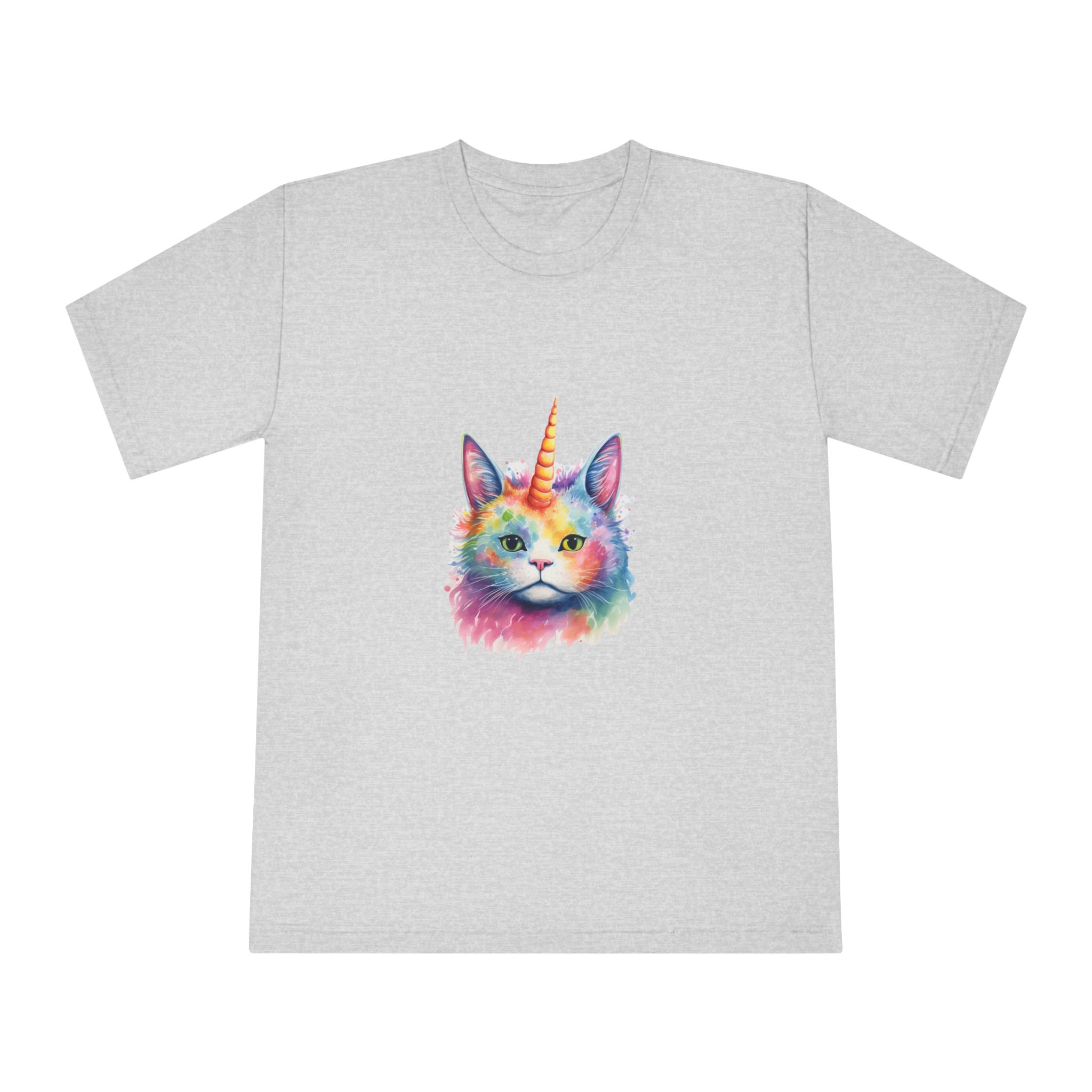 There Is Cat With Unicorn Horn Its Head Generative Ai Unisex Classic Crewneck T Shirt - Image 13