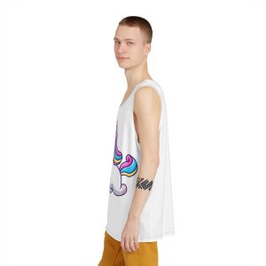 Cute Unicorn Computer Mens Tank Aop