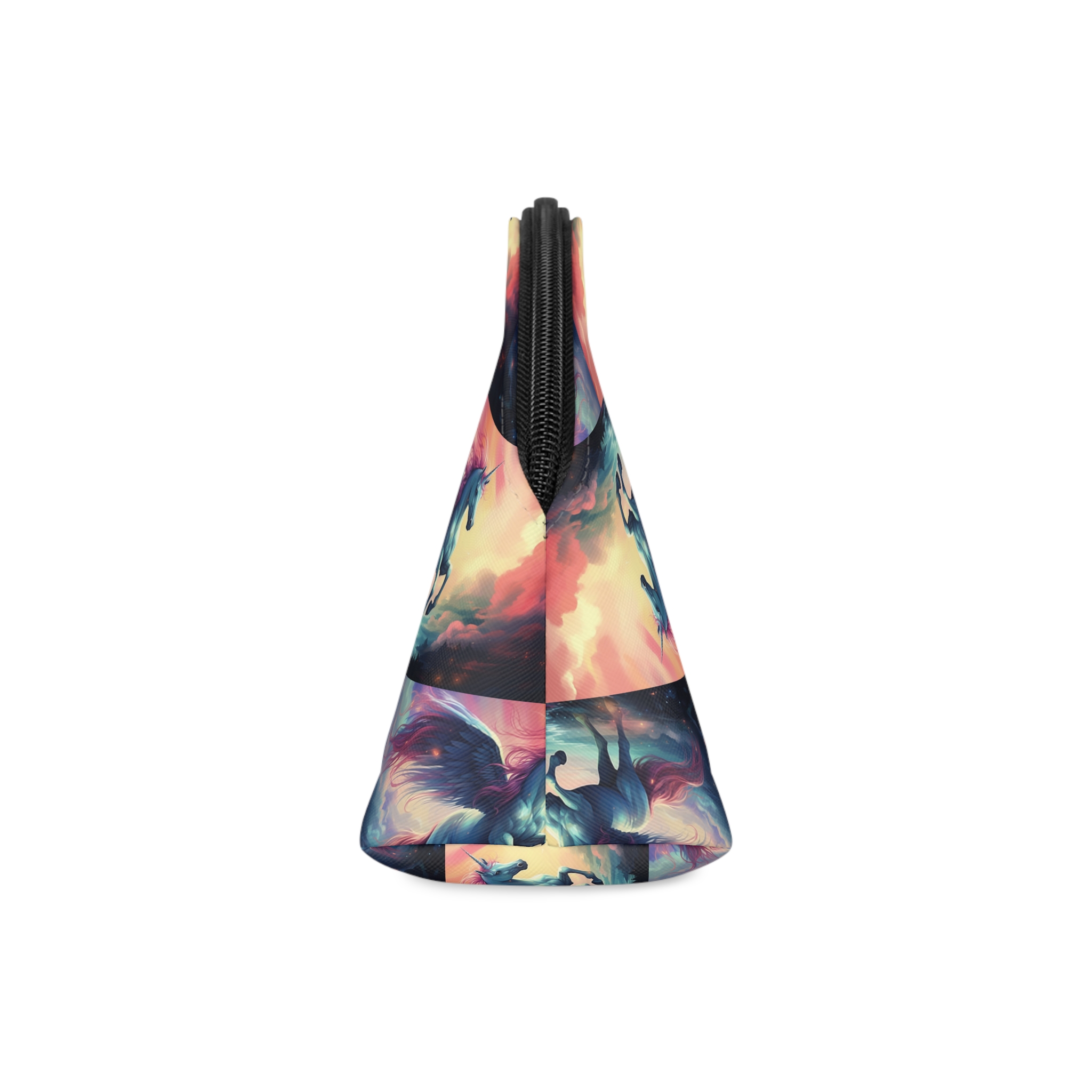Painting Unicorn With Wings Flying Lake Generative Ai Makeup Bag - Image 4