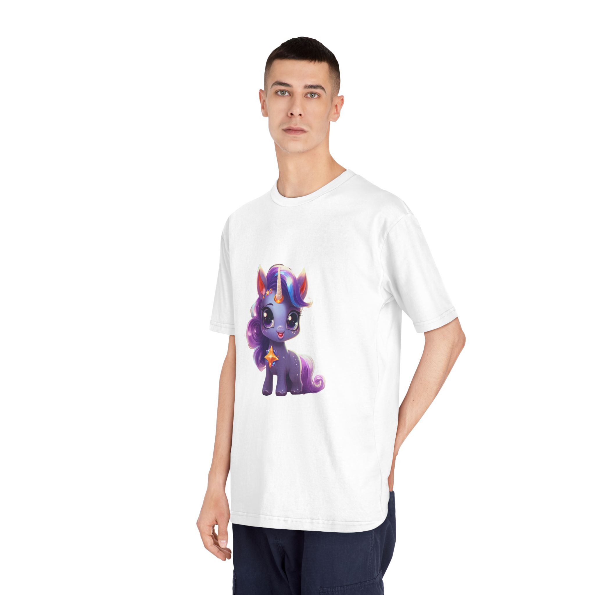 Unicorns 386 Unisex Classic Crewneck T Shirt - Image 4