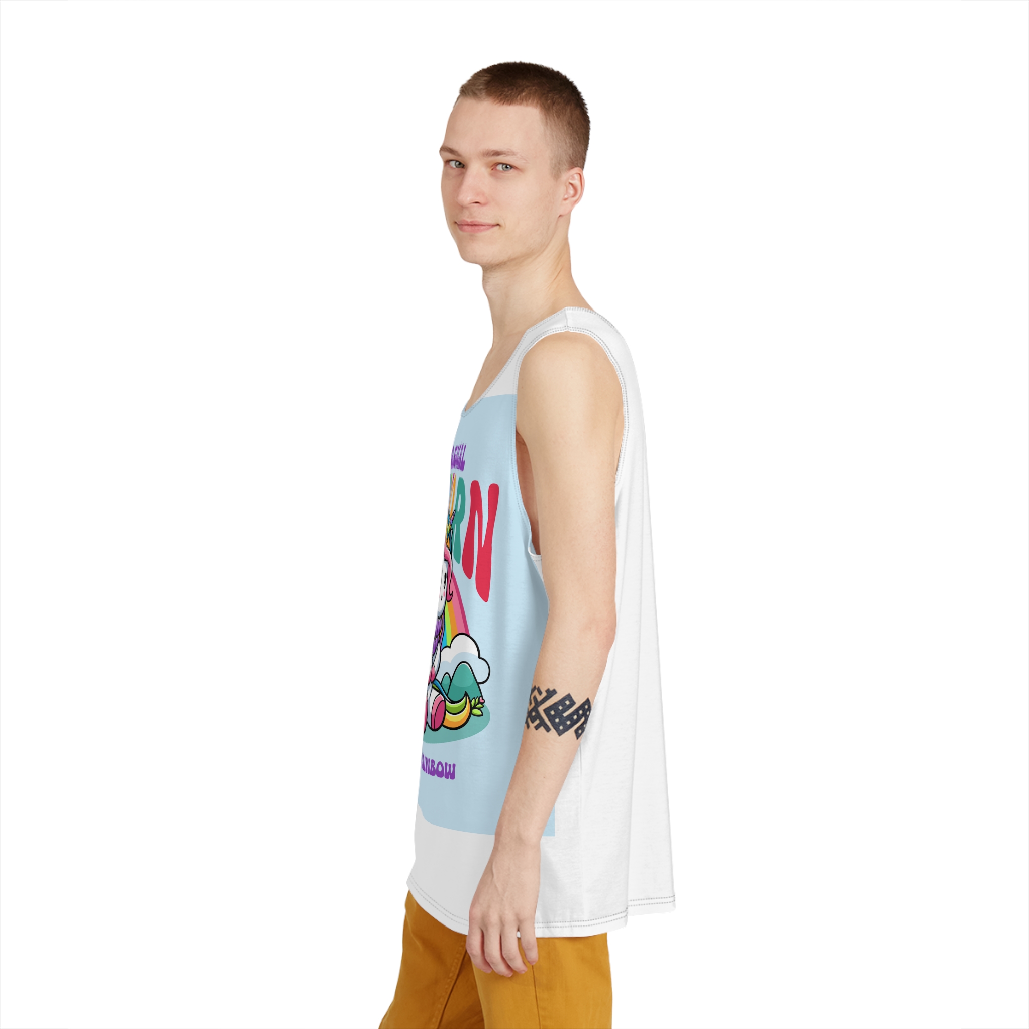 Magical Unicorn Mens Tank Aop