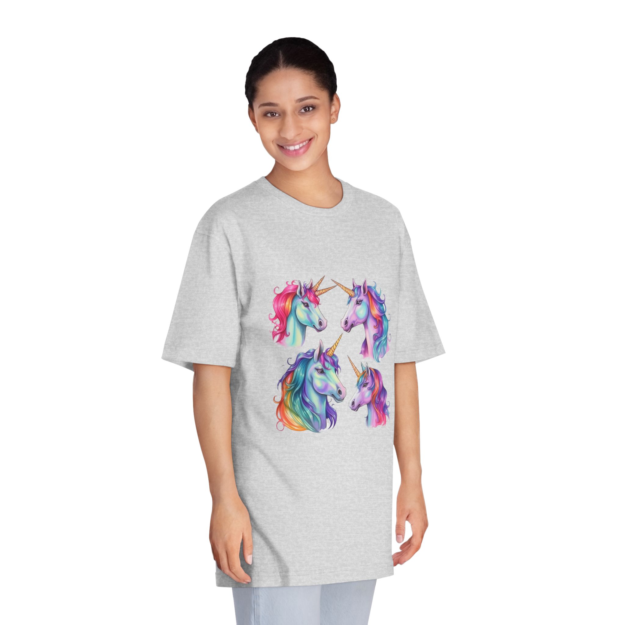 Unicorns 203 Unisex Classic Crewneck T Shirt - Image 15