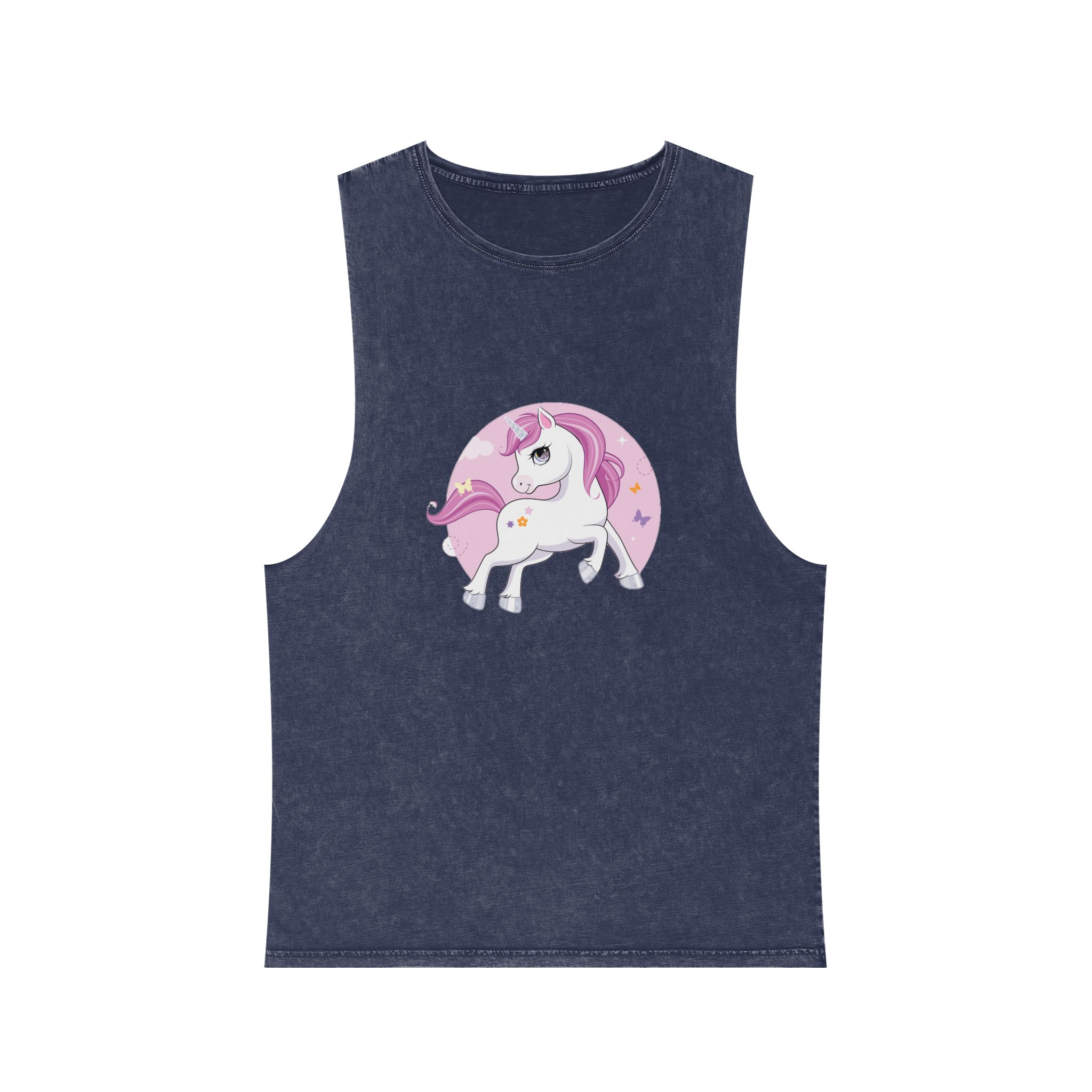 Unicorn V380 Unisex Stonewash Tank Top - Image 13