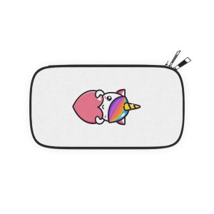 Cute Unicorn Mascot Design (7) Passport Wallet