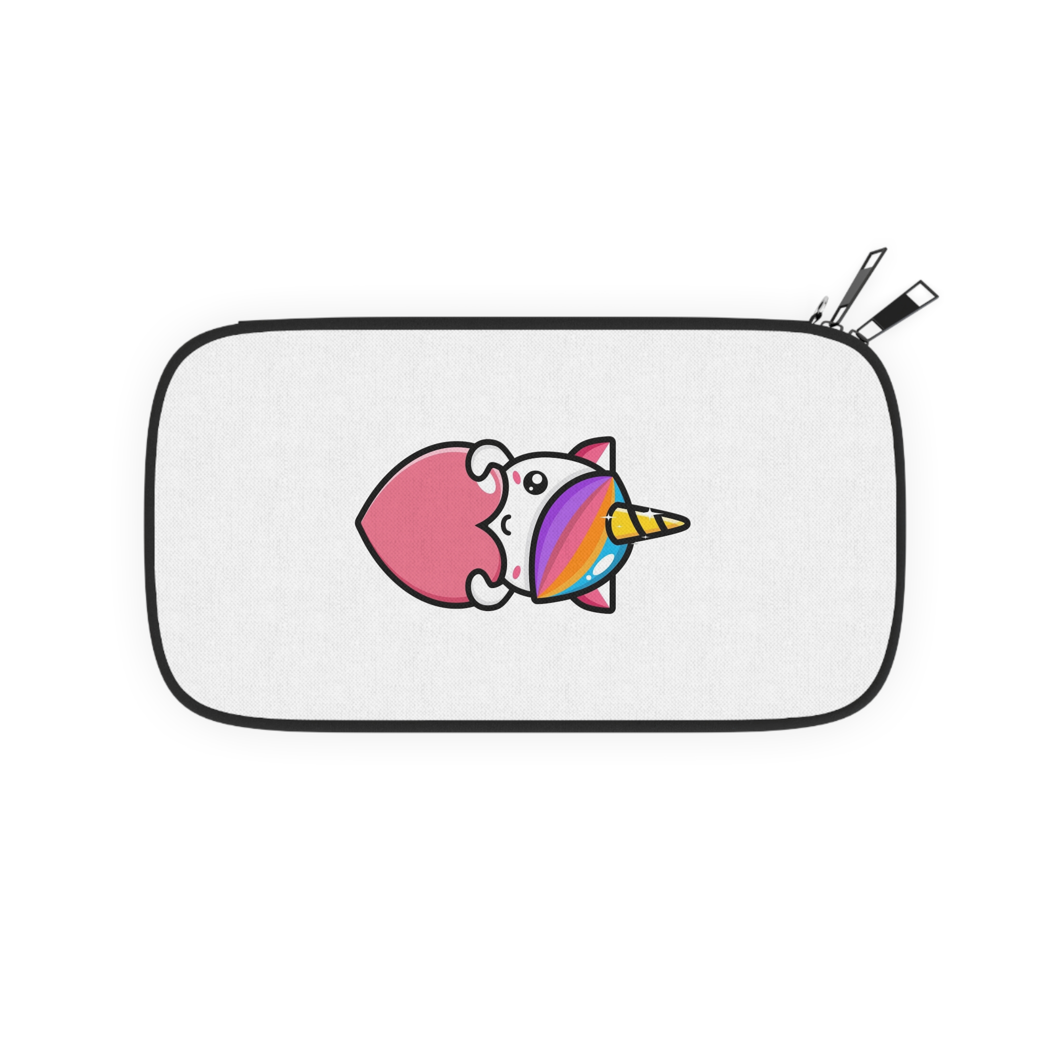 Cute Unicorn Mascot Design (7) Passport Wallet