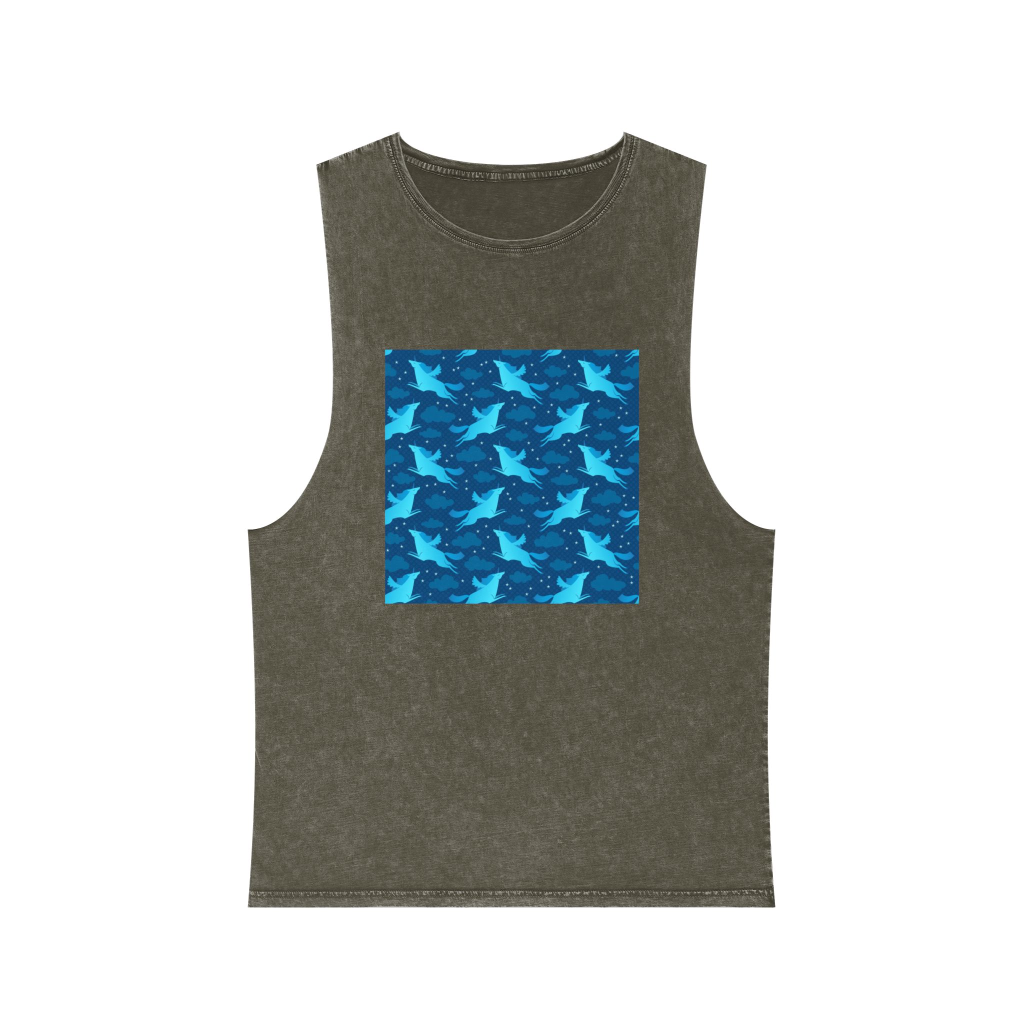 Unicorn V510 Unisex Stonewash Tank Top - Image 5