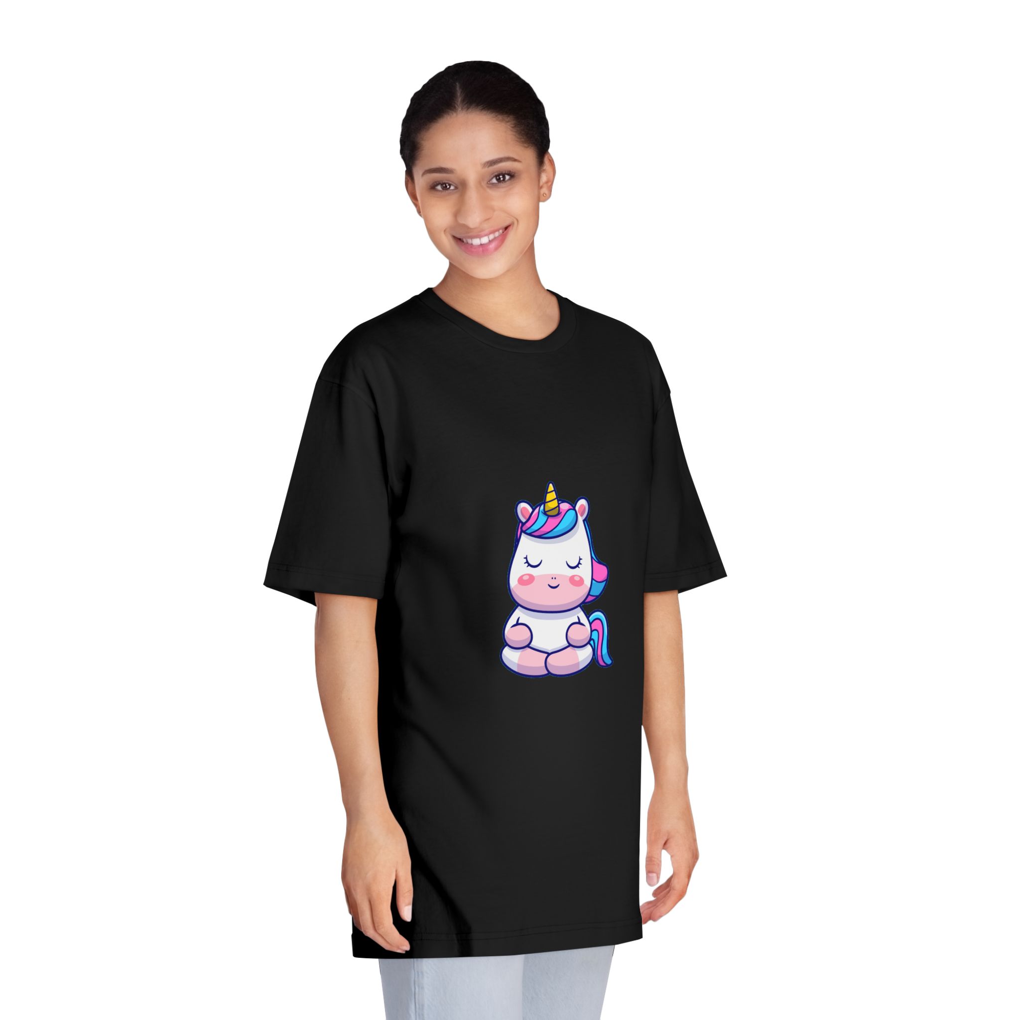 Unicorn V507 Unisex Classic Crewneck T Shirt - Image 7
