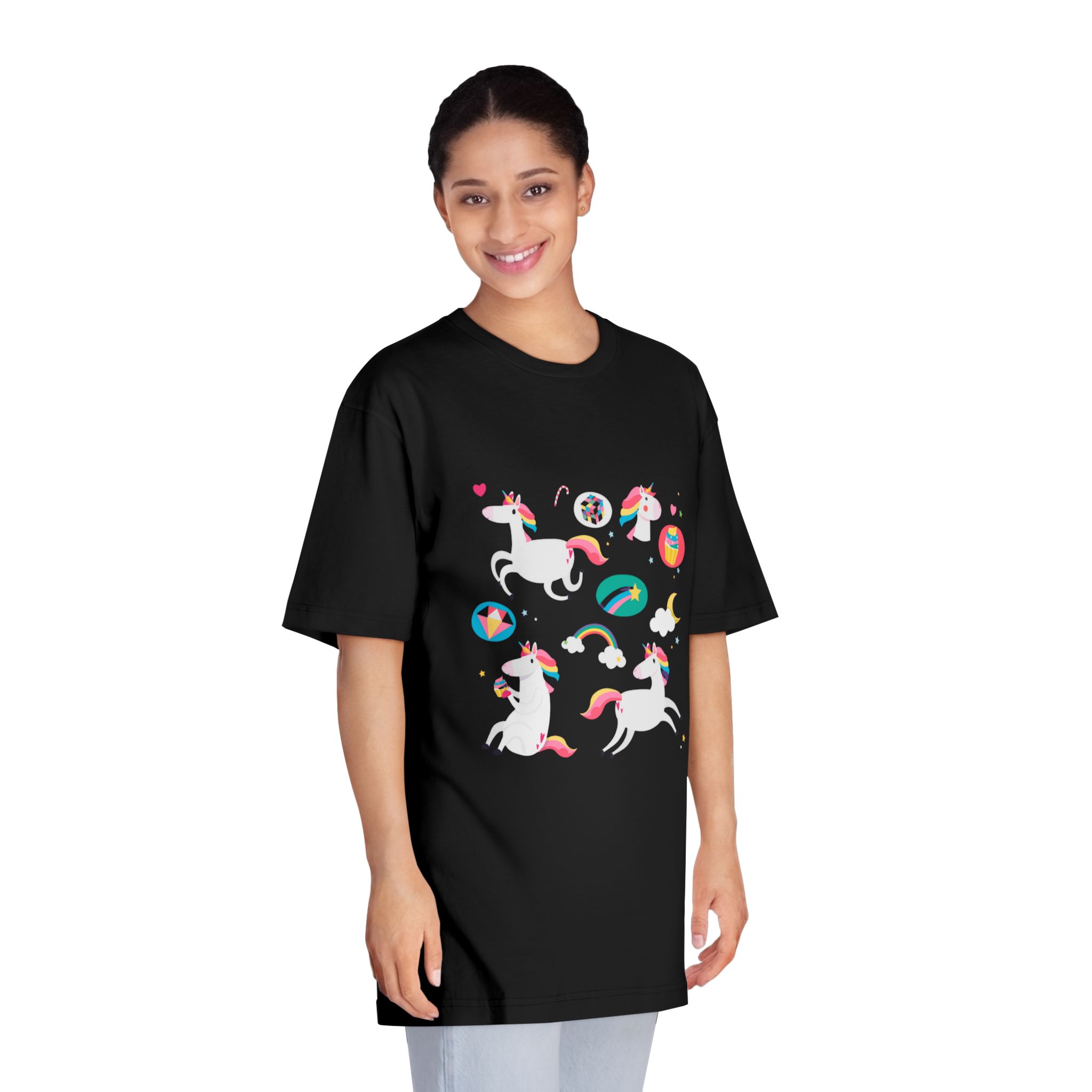 Unicorns 51 Unisex Classic Crewneck T Shirt - Image 7
