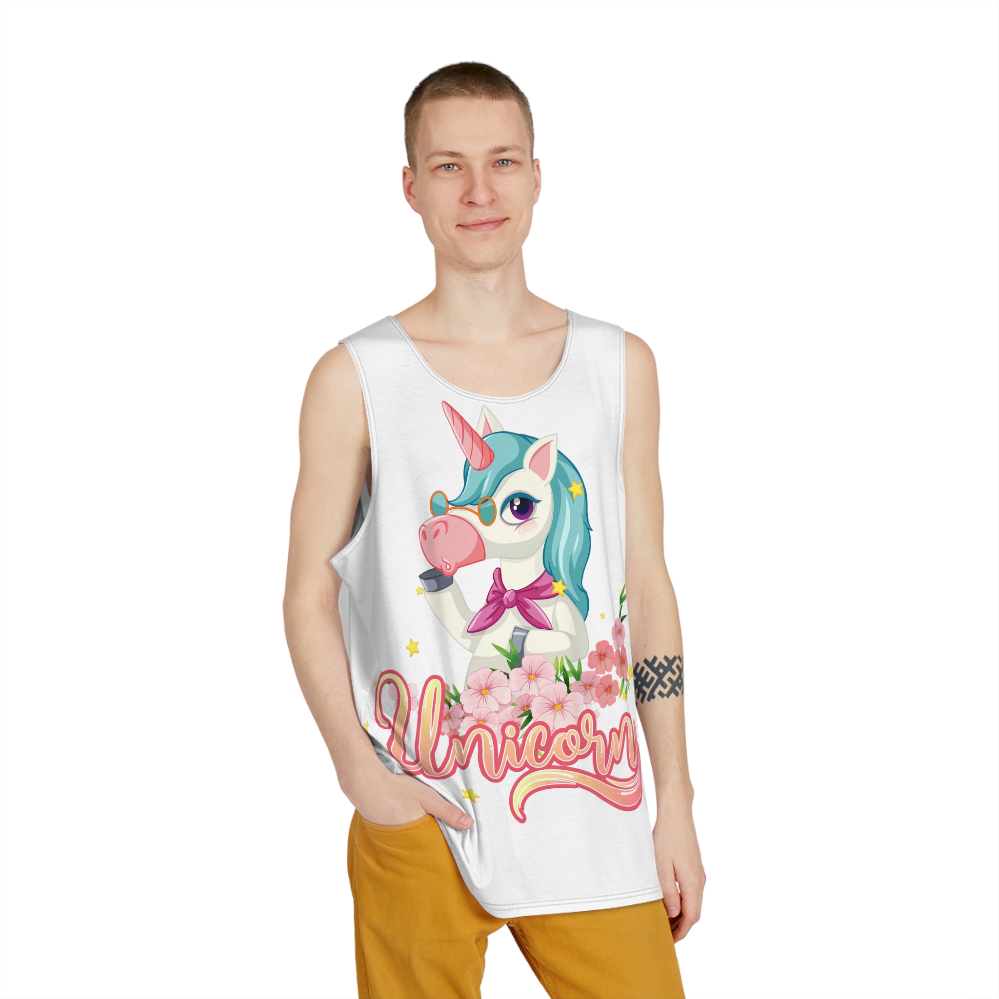 Unicorn V442 Mens Tank Aop - Image 3