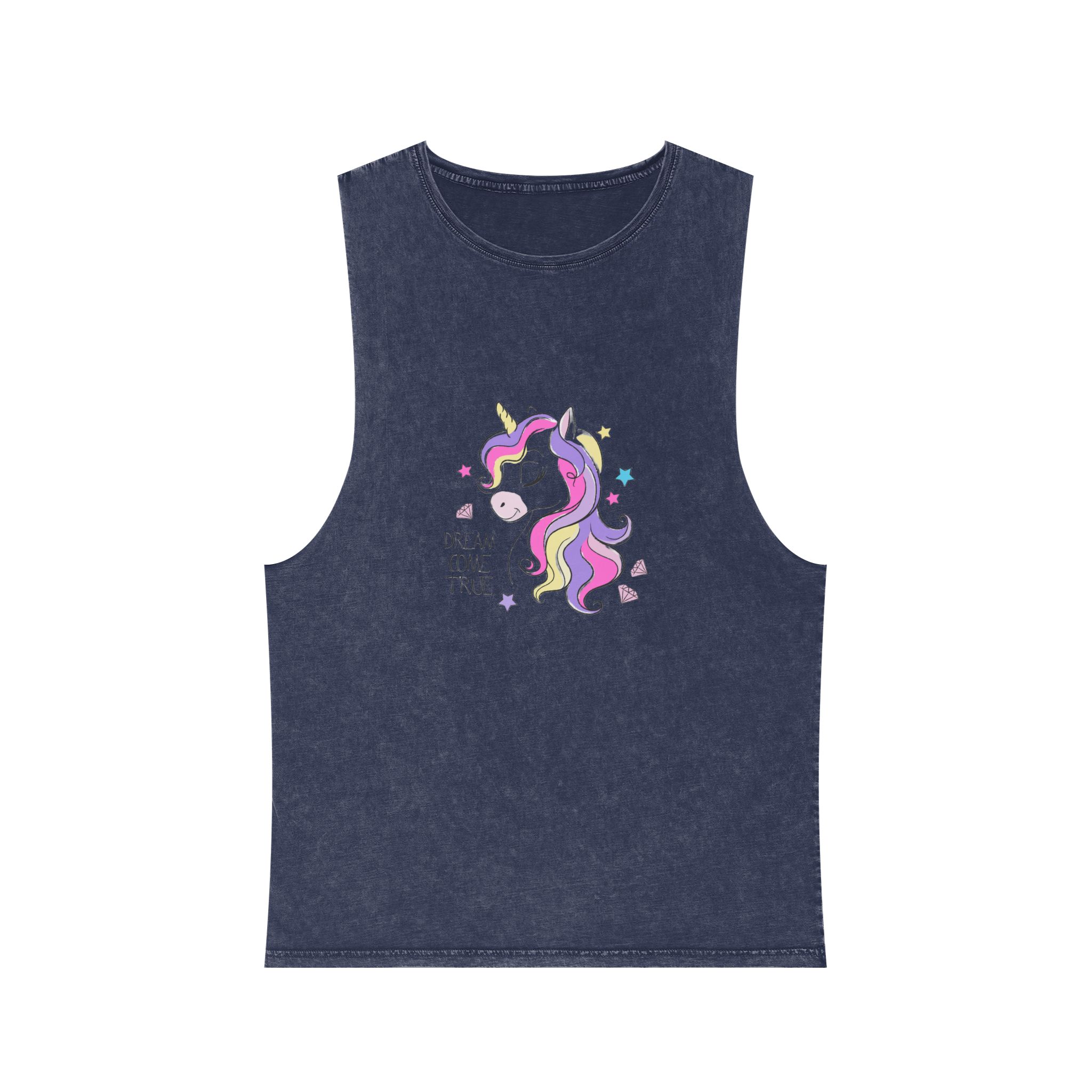 Dream Come True Copia Unisex Stonewash Tank Top - Image 13