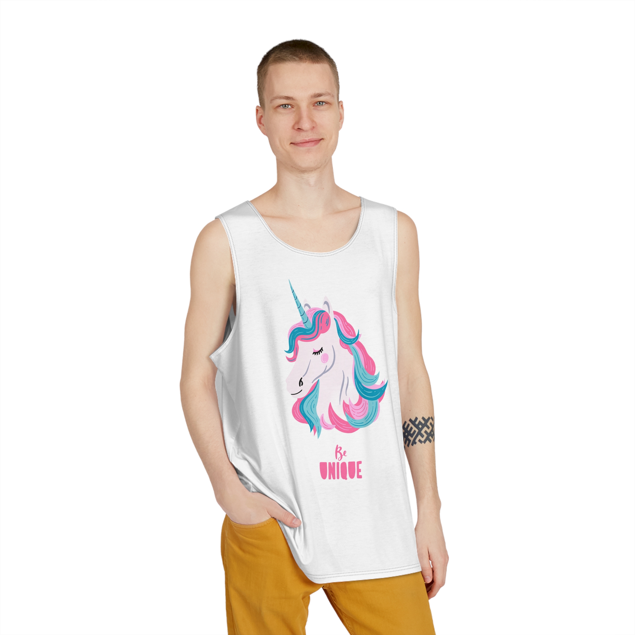 Unicorn V770 Mens Tank Aop - Image 3