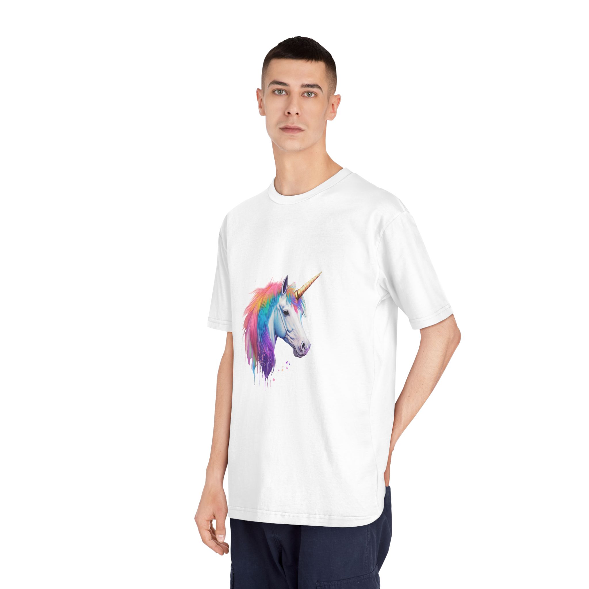 Unicorns 147 Unisex Classic Crewneck T Shirt - Image 4