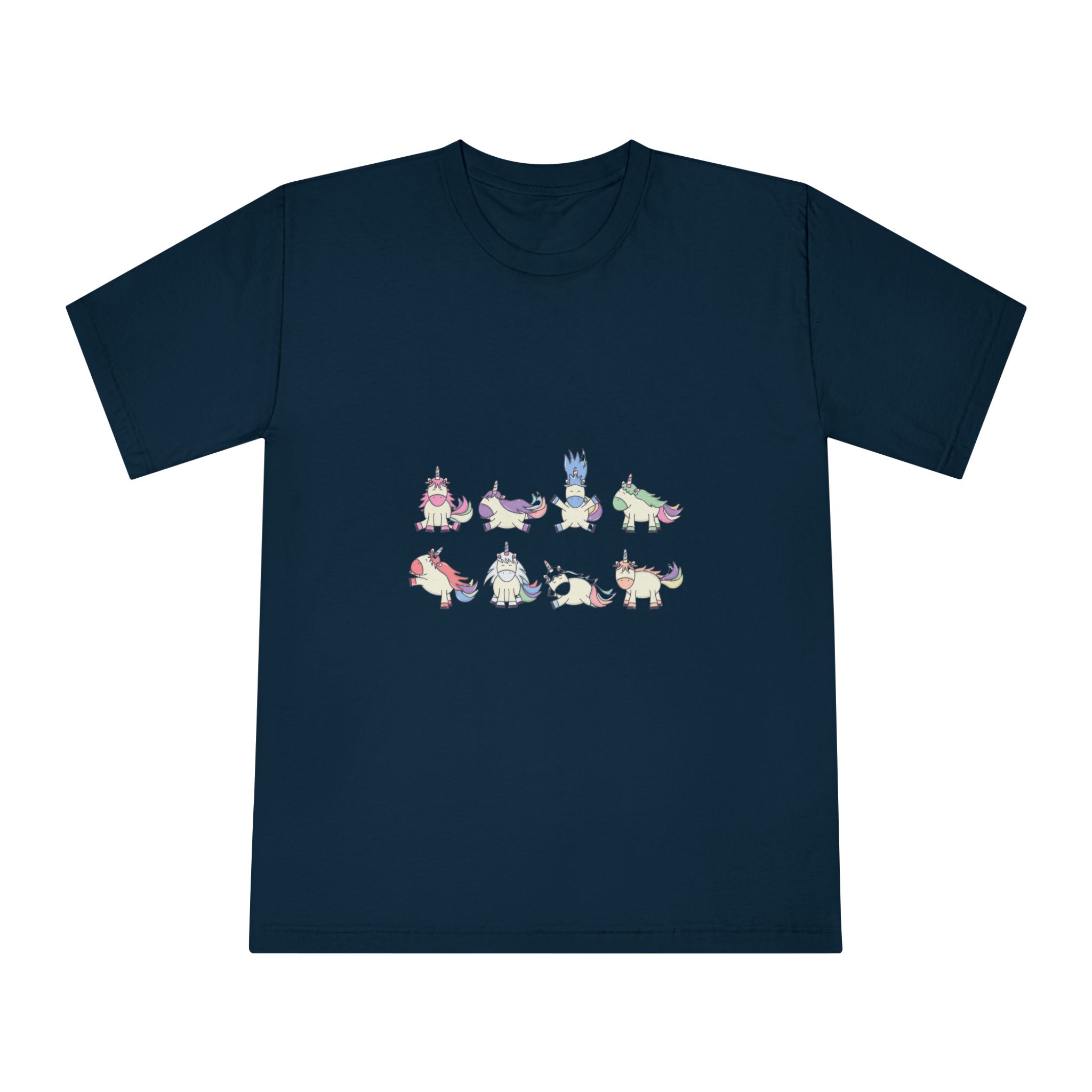 Unicorns 123 Unisex Classic Crewneck T Shirt - Image 17