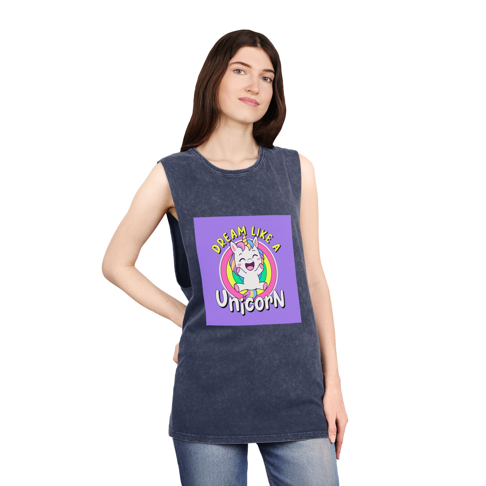 Original Design BDF5C4 Unisex Stonewash Tank Top - Image 16