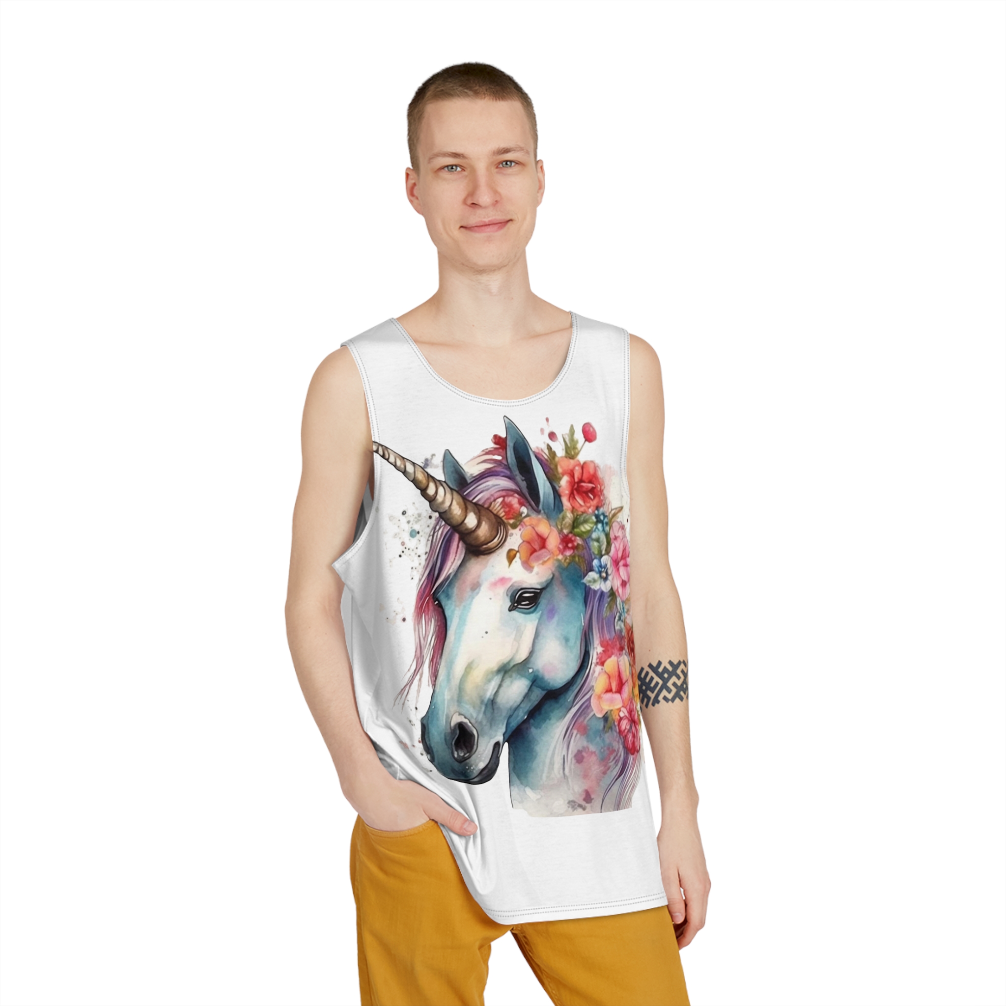 Unicorns 189 Mens Tank Aop - Image 3