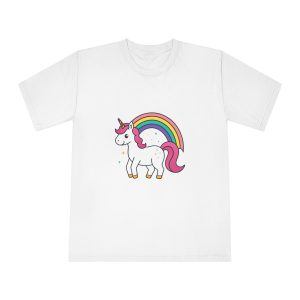 Unicorn Coloring Page Hand Drawing Illustration Children Unisex Classic Crewneck T Shirt