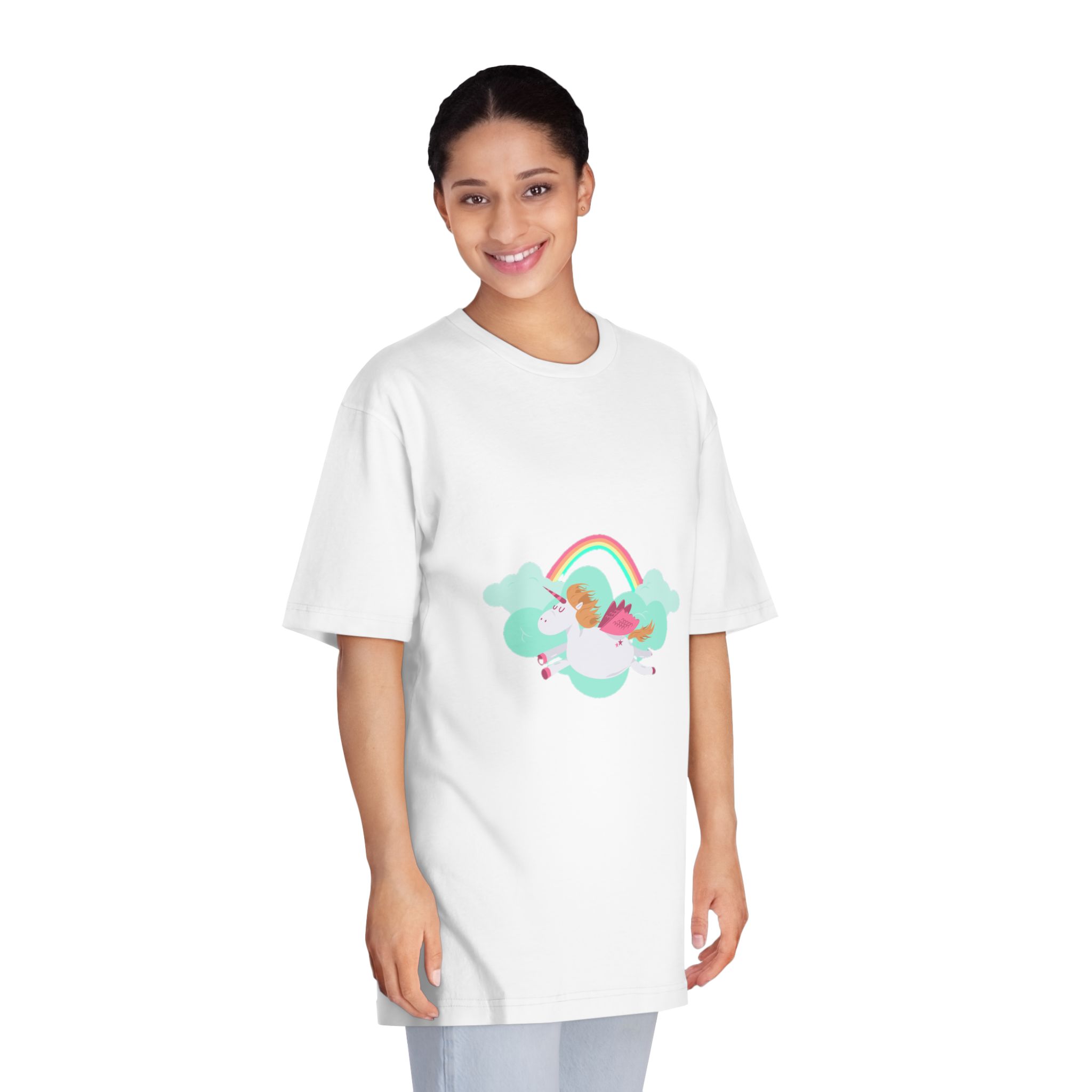 Unicorn V48 Unisex Classic Crewneck T Shirt - Image 3