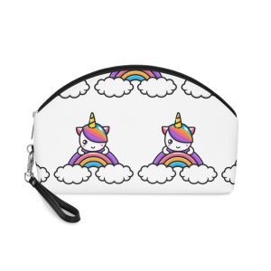 Cute Unicorn Mascot Design (2) Makeup Bag