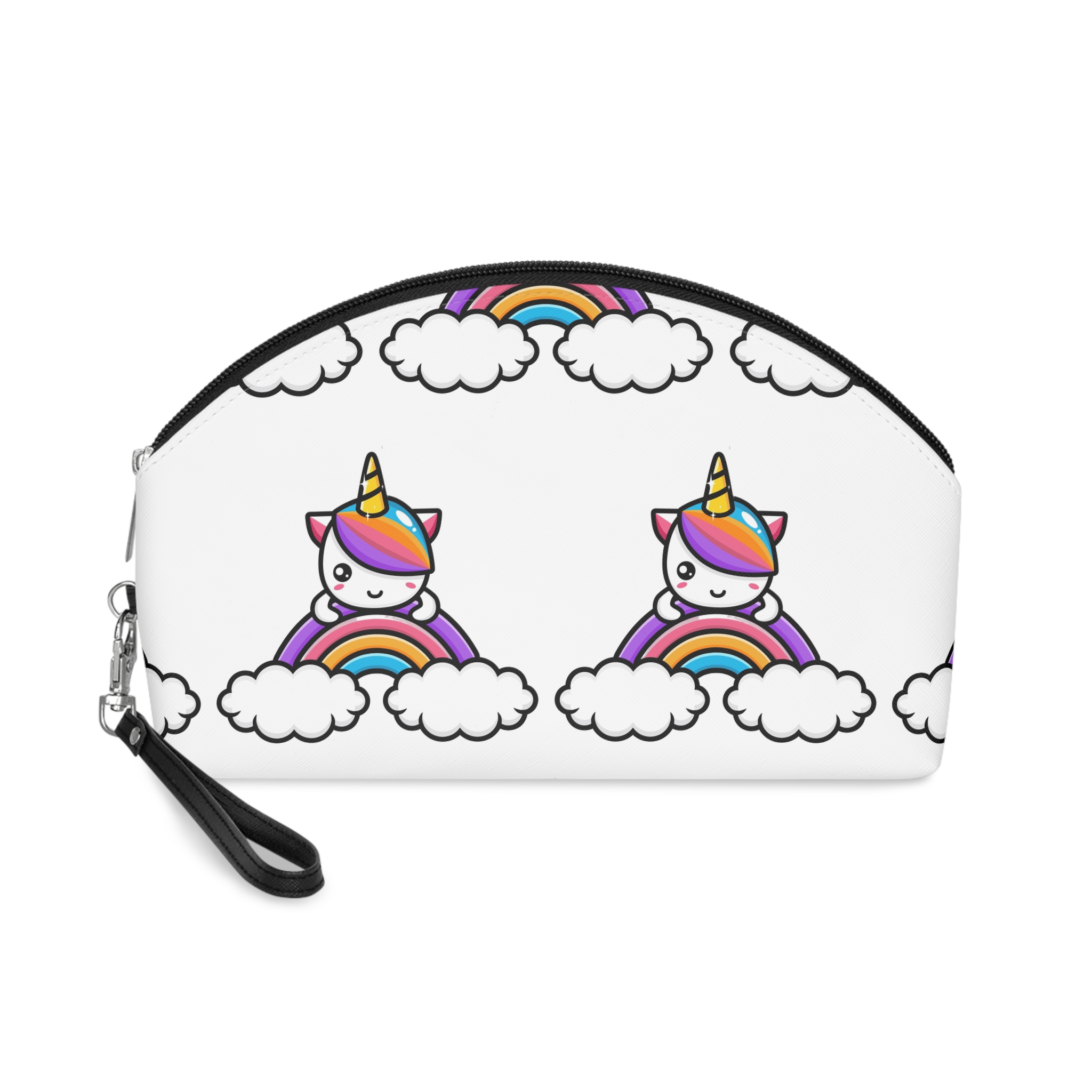 Cute Unicorn Mascot Design (2) Makeup Bag