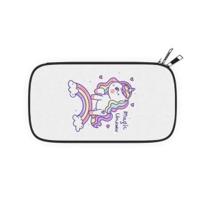 Cute Unicorn Doodle Rainbow Passport Wallet
