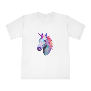 Fondo de “mythical Unicorn With Poly Style” Eliminado Unisex Classic Crewneck T Shirt