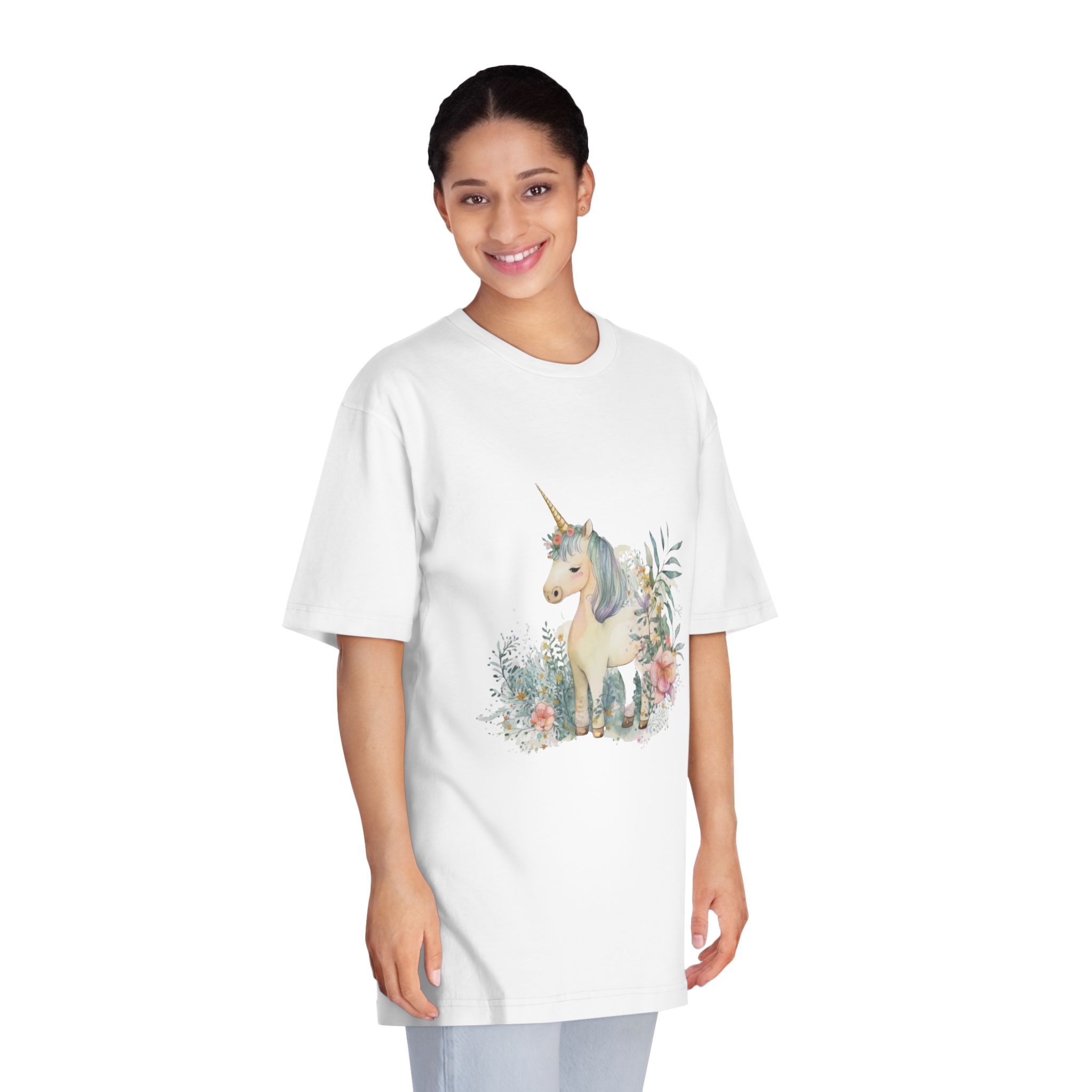 Unicorns 144 Unisex Classic Crewneck T Shirt - Image 3